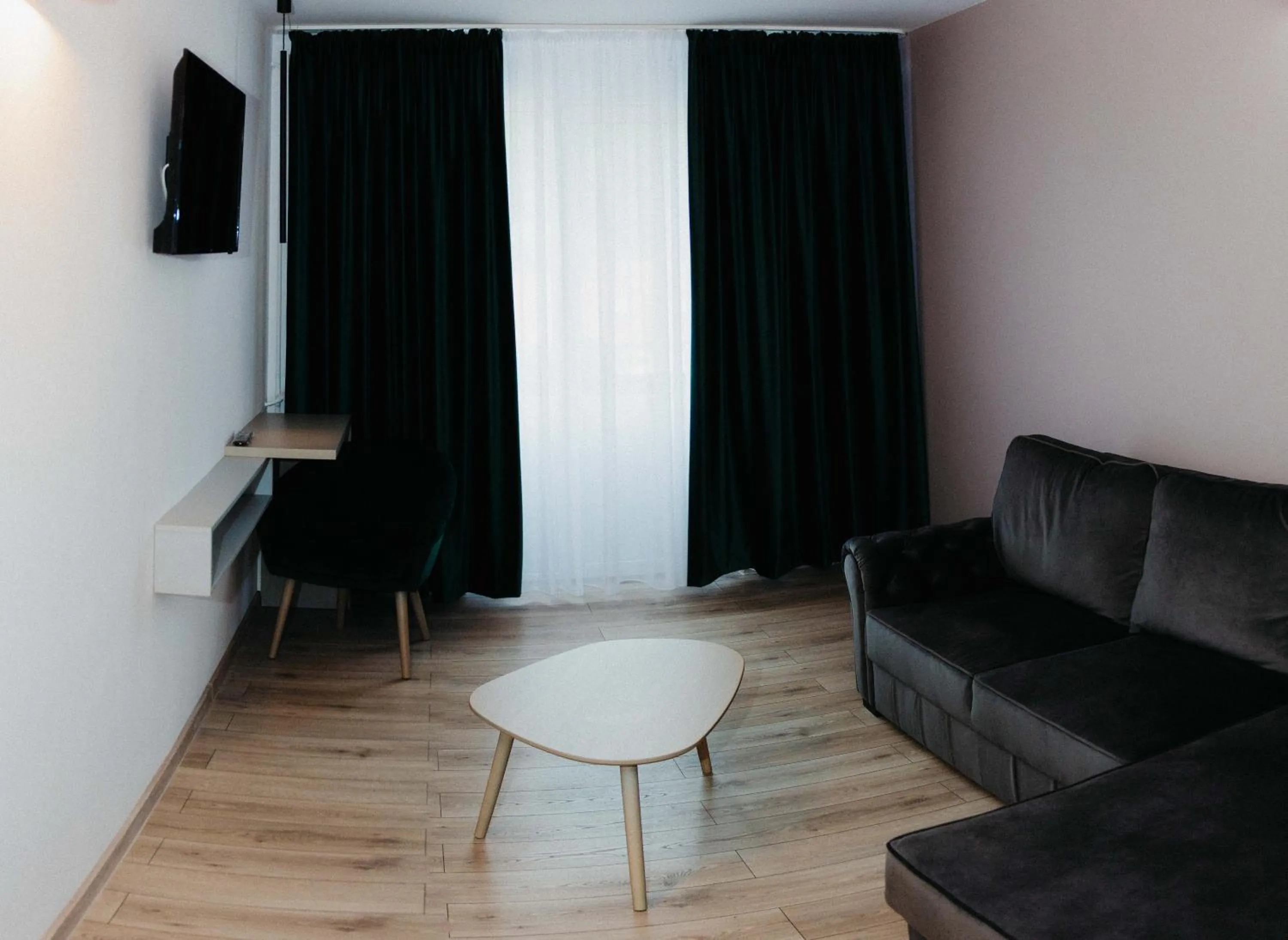 Communal lounge/ TV room in Vila Ursul Negru