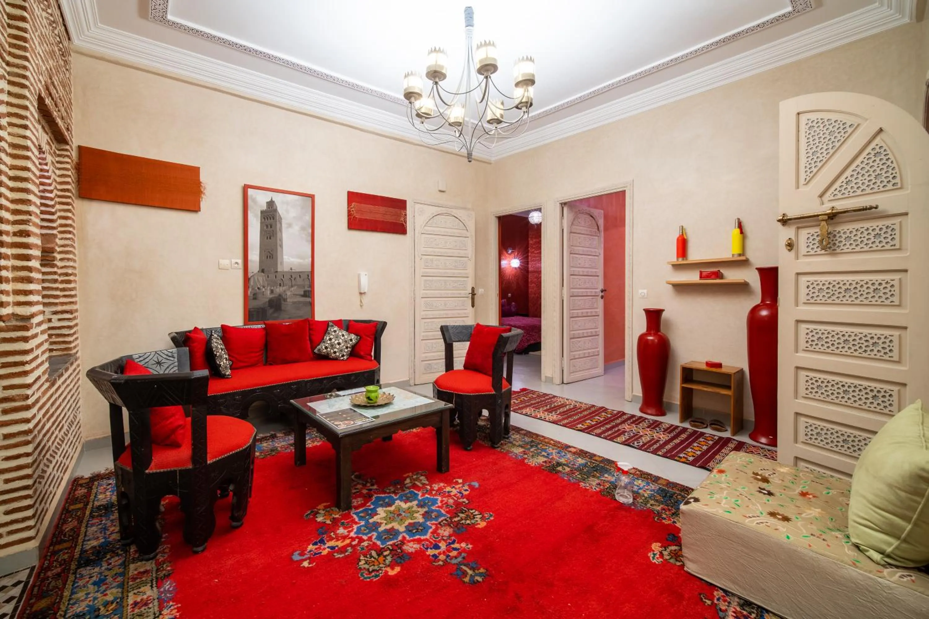 Living room in Riad Appart Arwa