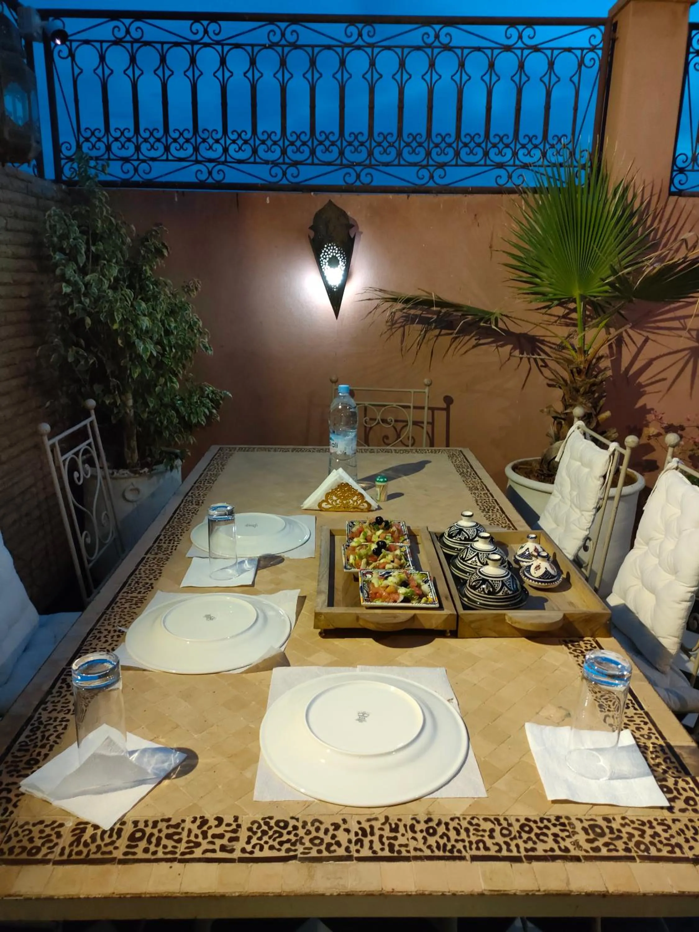 Balcony/Terrace in Riad Appart Arwa