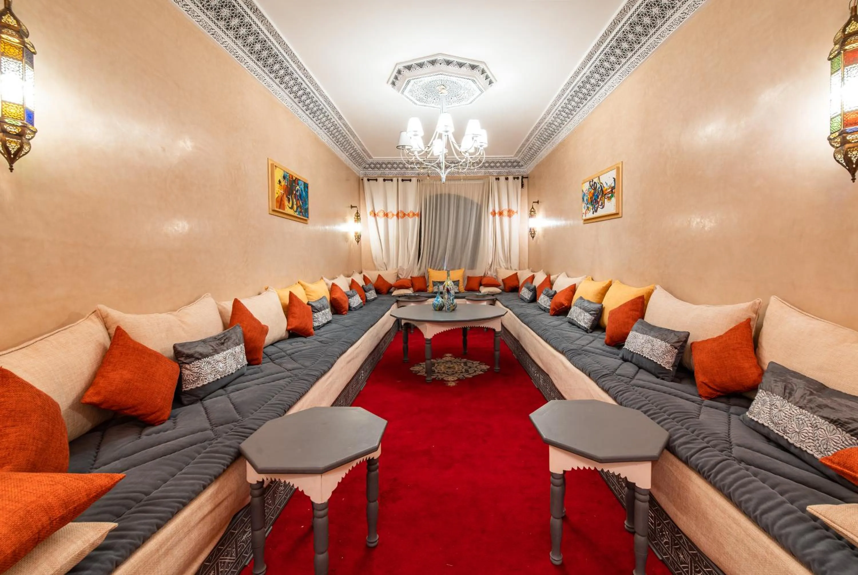 Living room in Riad Appart Arwa