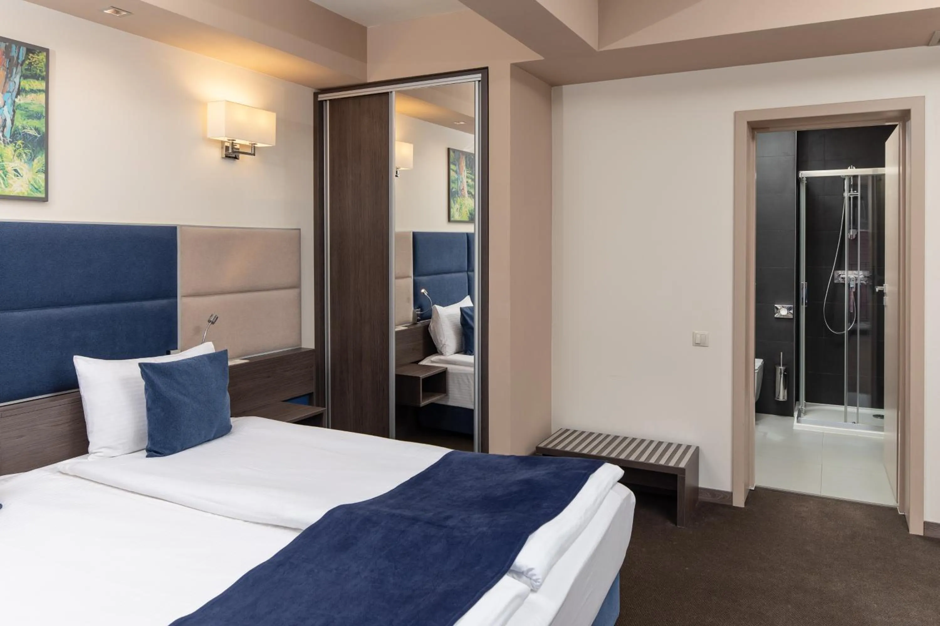 Bed in Belfort Hotel