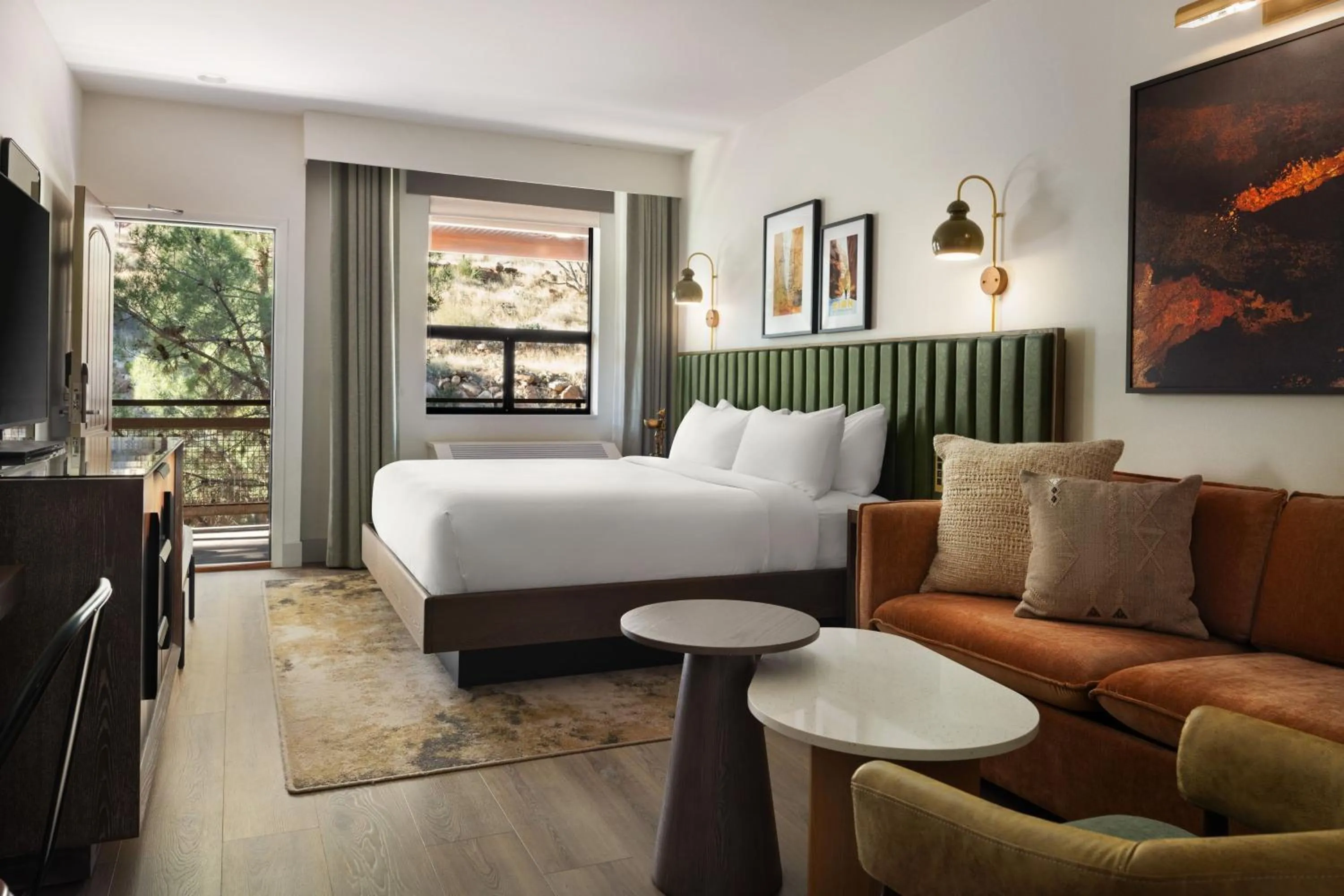 Photo of the whole room in The Red Cliffs Lodge Zion, a Tribute Portfolio Hotel