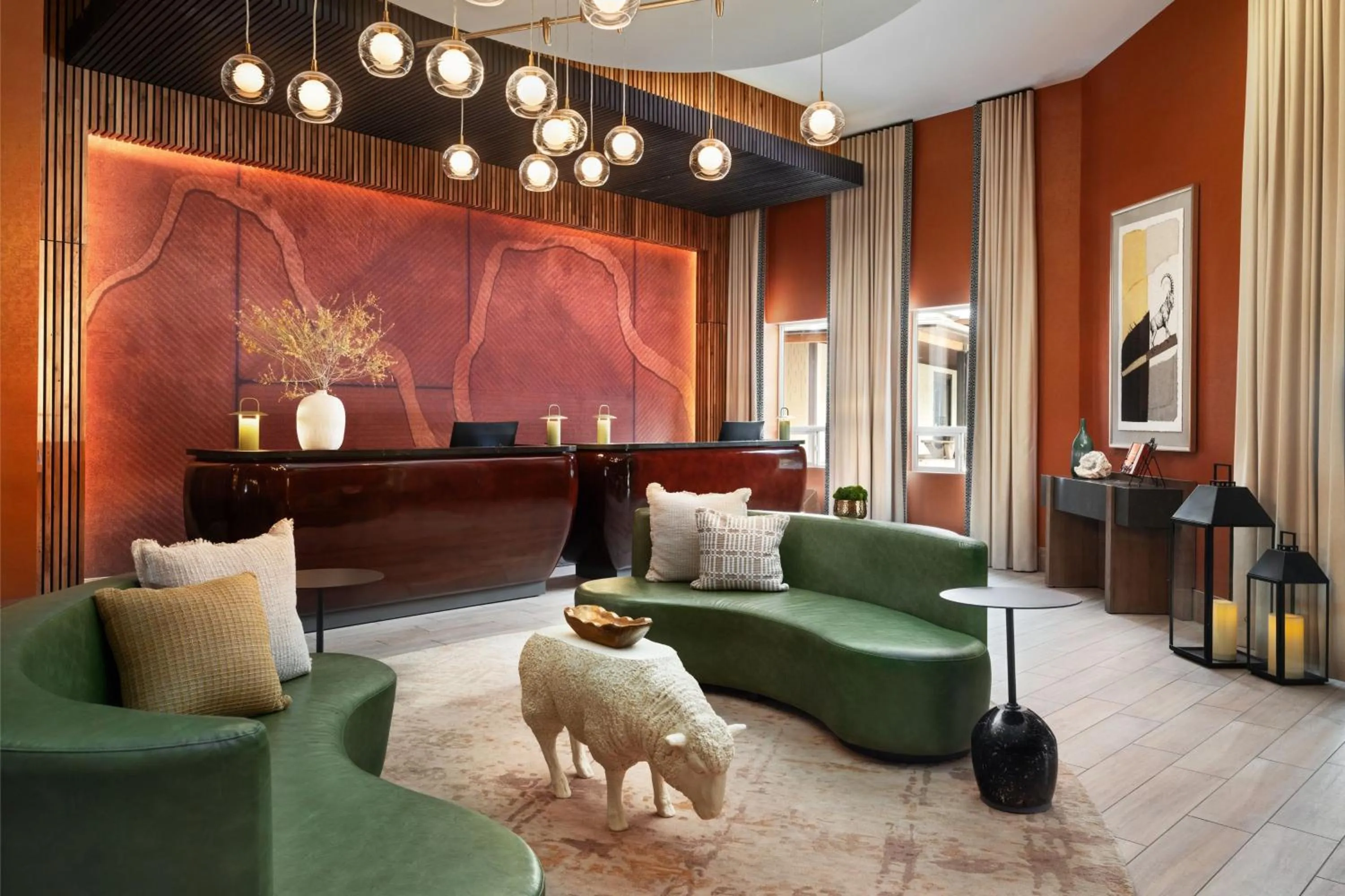 Lobby or reception in The Red Cliffs Lodge Zion, a Tribute Portfolio Hotel