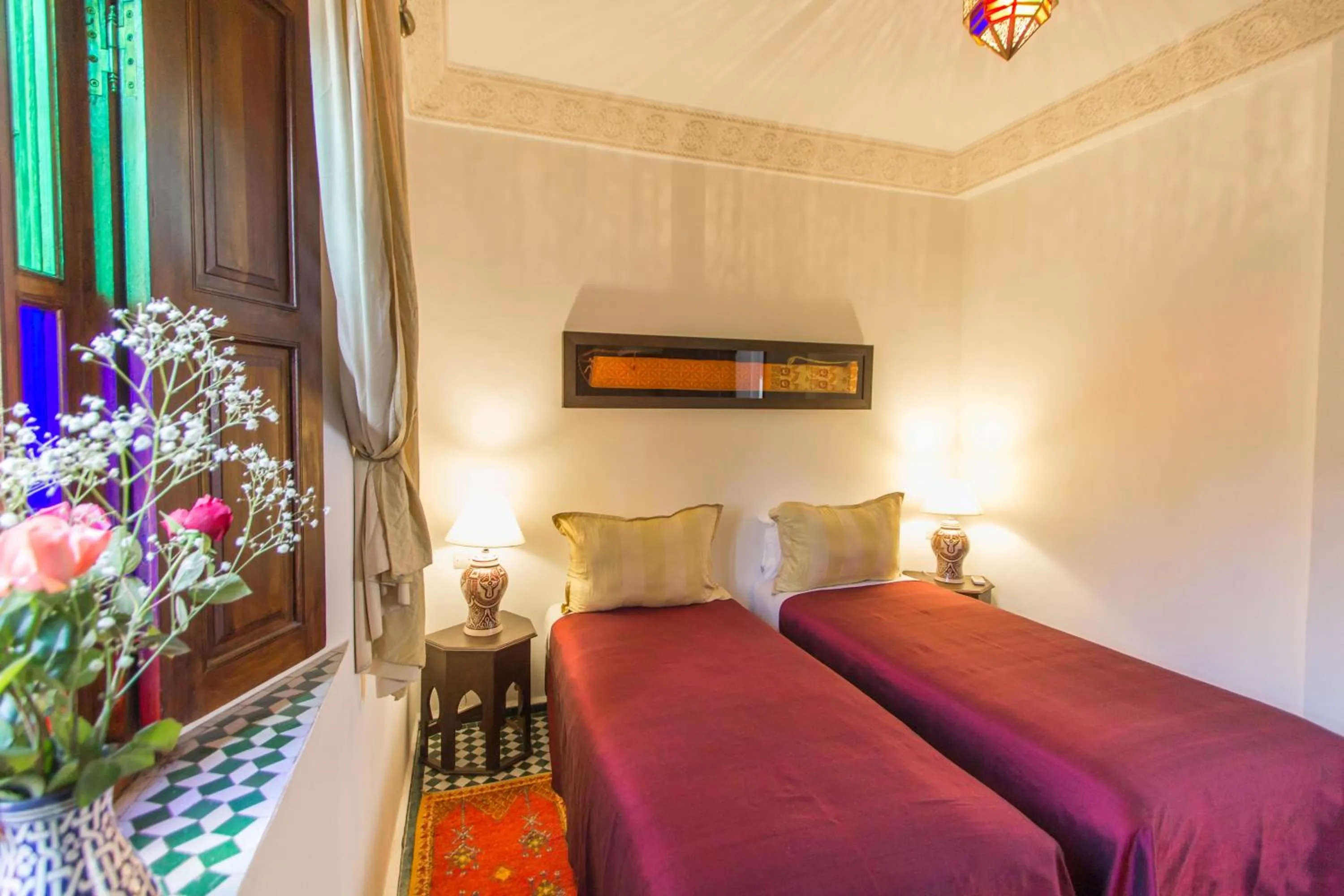 Bed in Dar Fes Medina Ziat