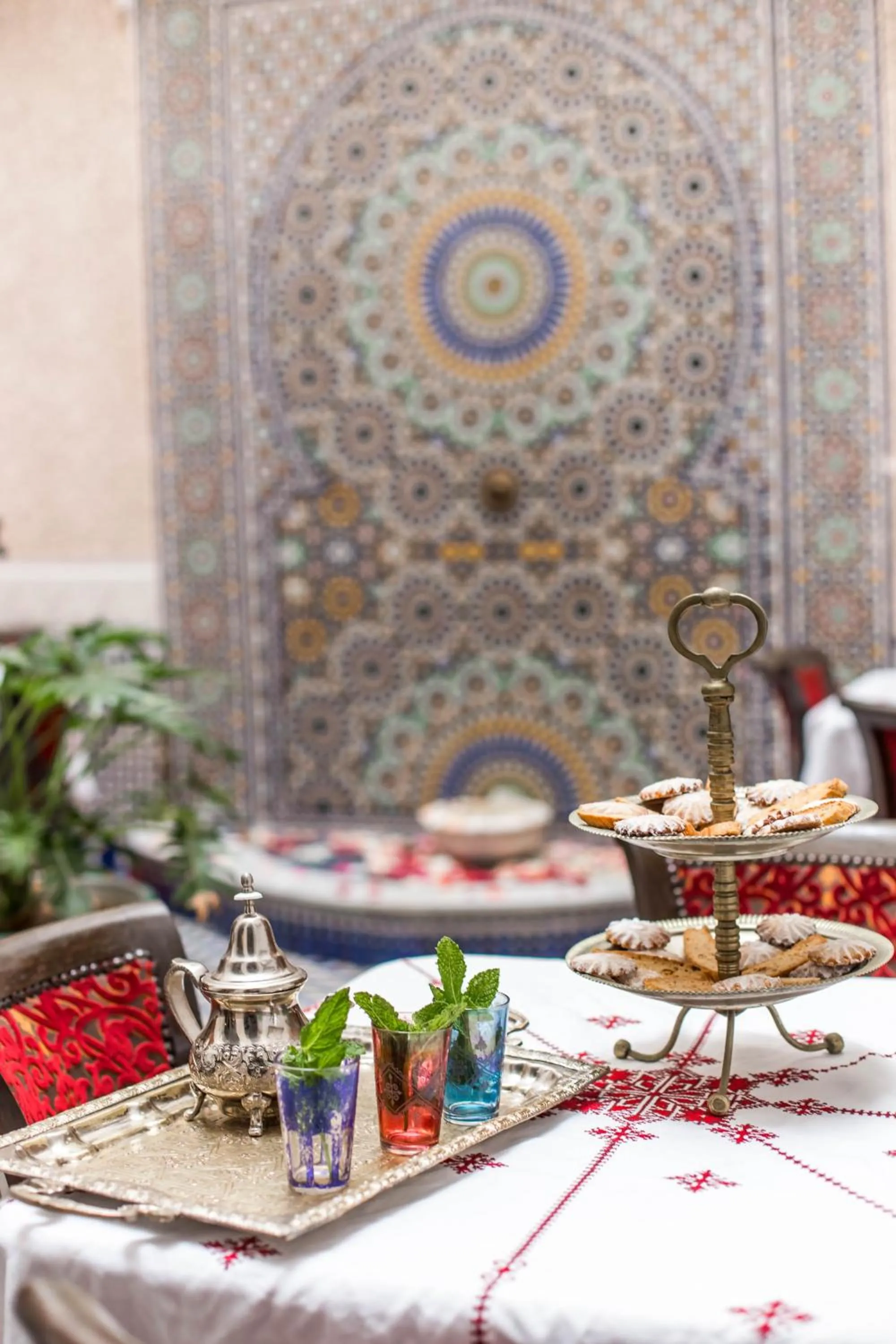 Drinks in Dar Fes Medina Ziat