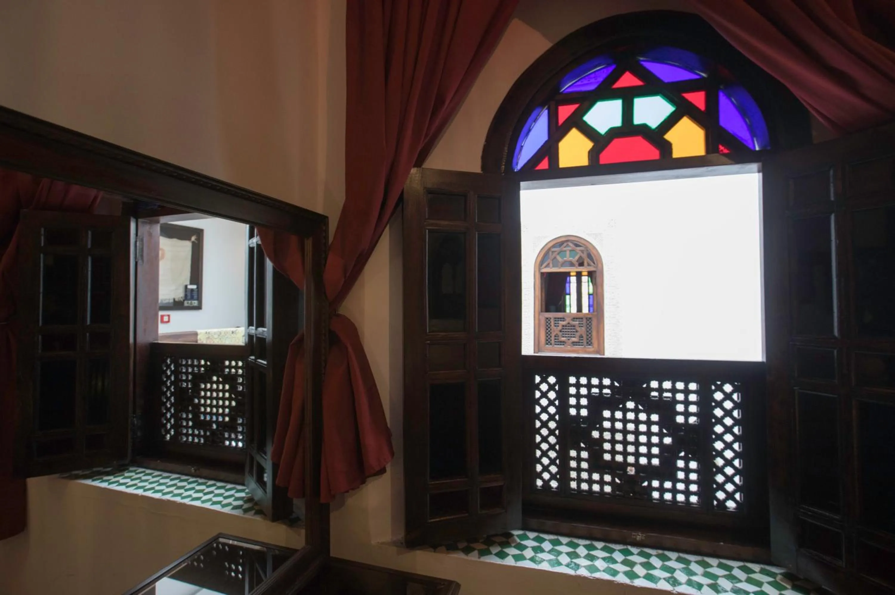 Landmark view in Dar Fes Medina Ziat