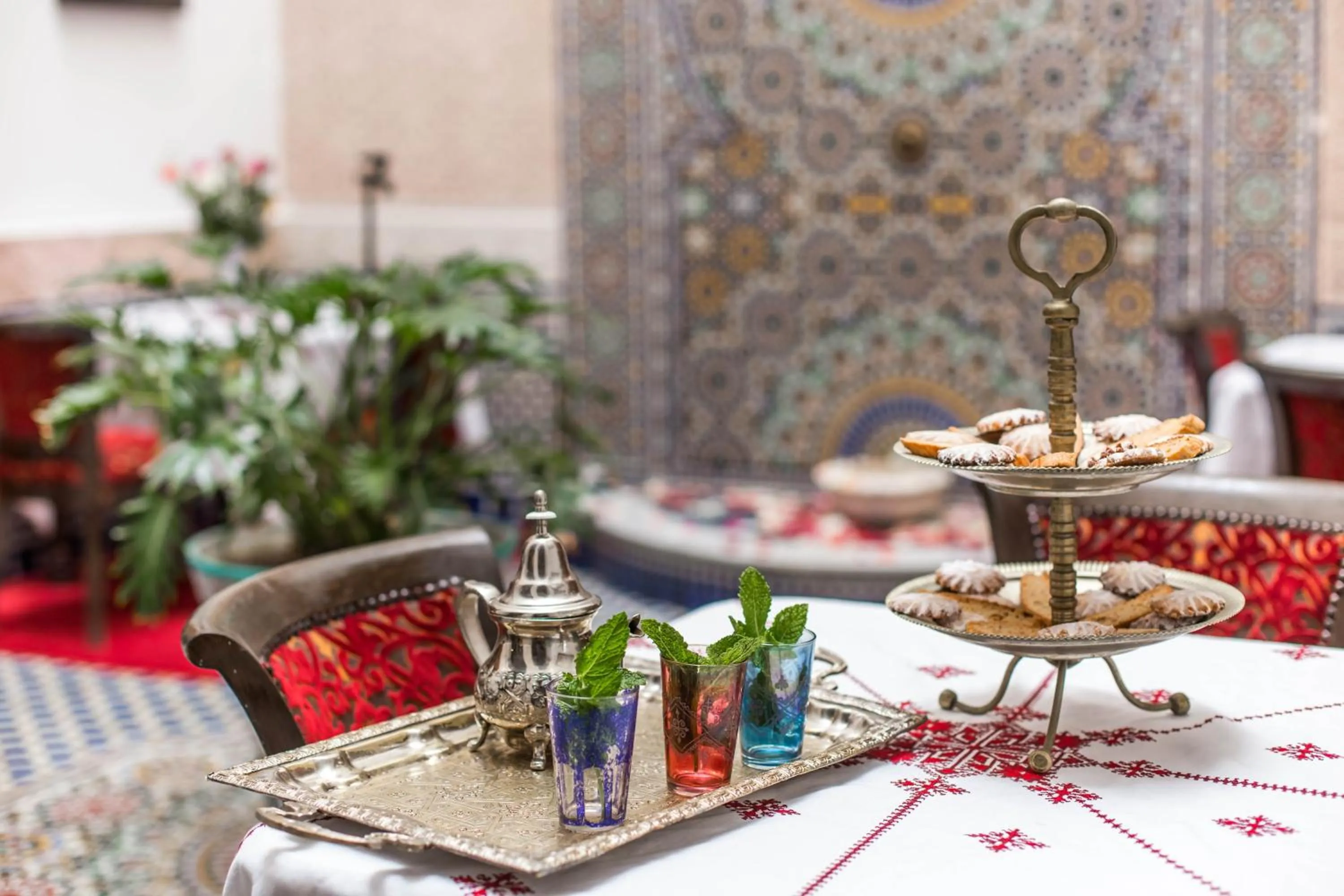 Floor plan in Dar Fes Medina Ziat