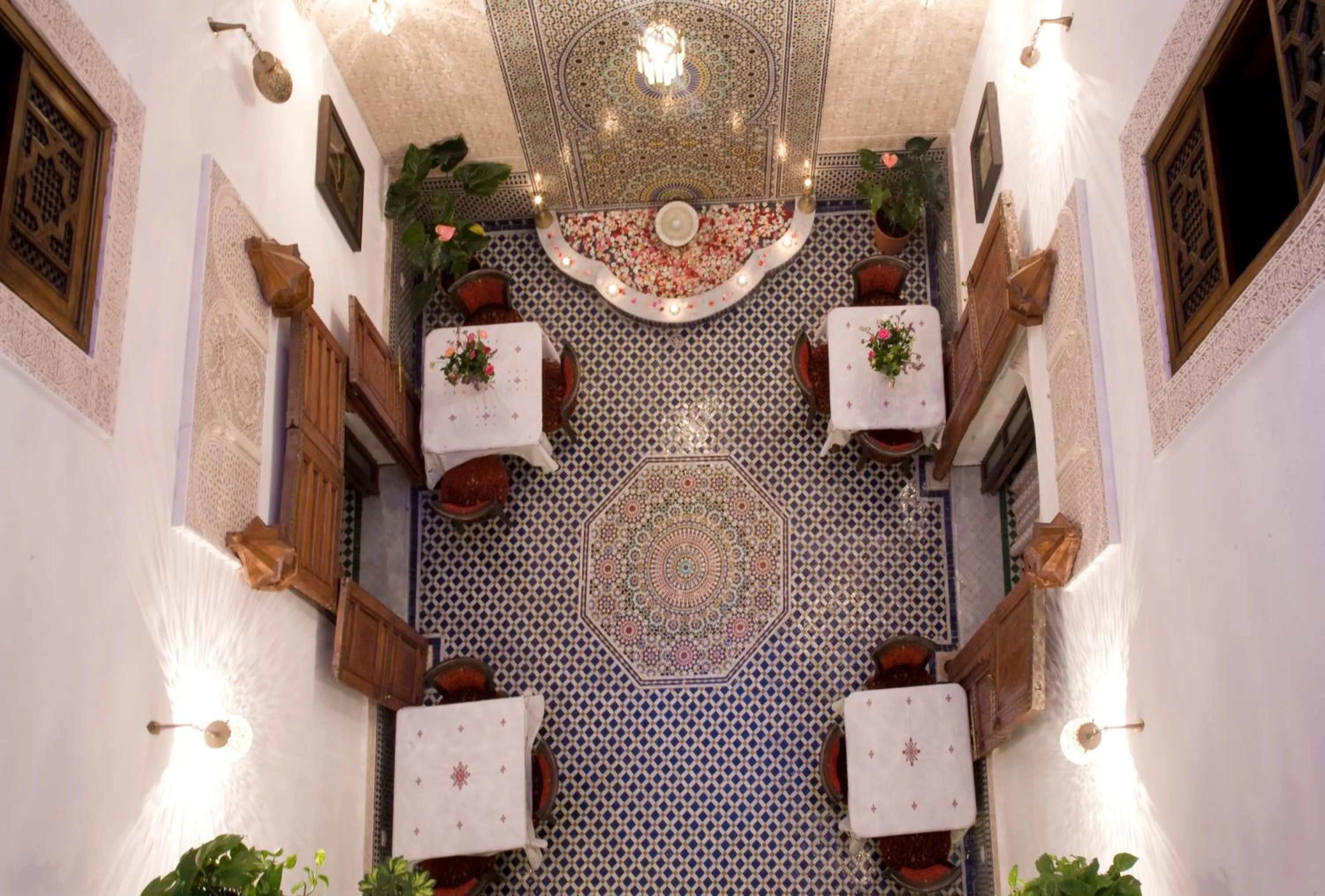 Patio in Dar Fes Medina Ziat