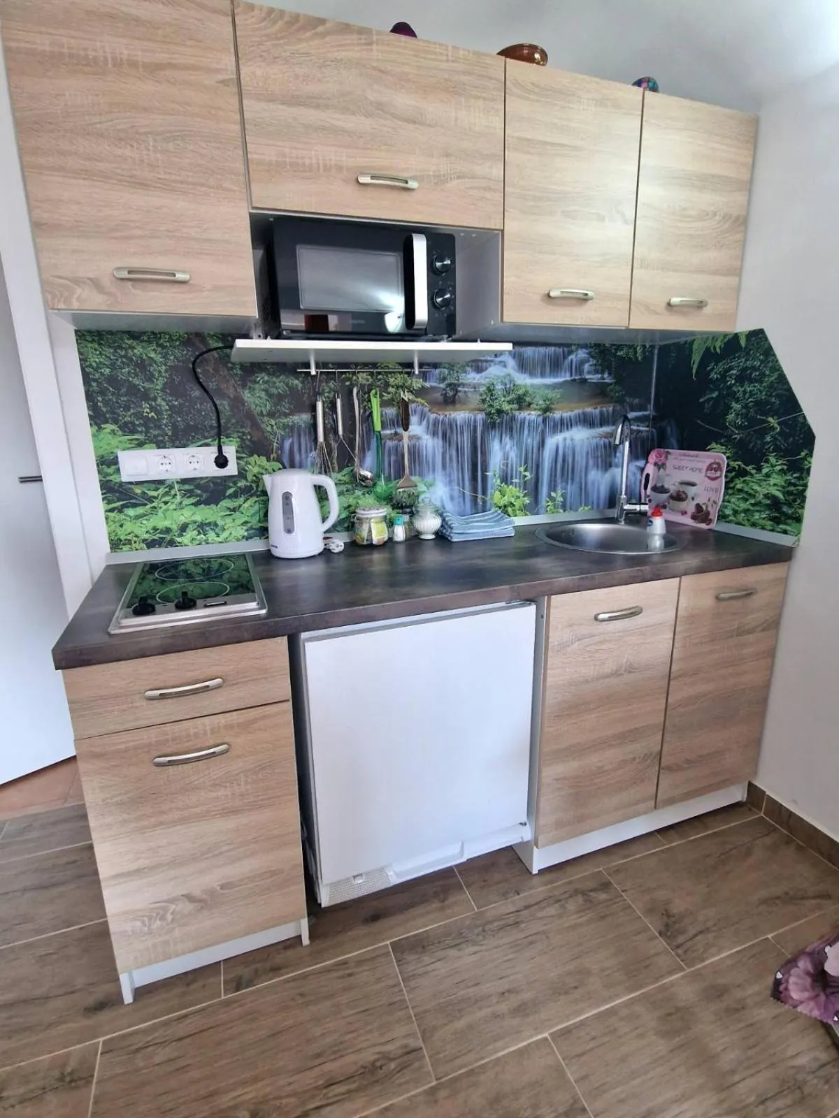 Kitchen or kitchenette in Apartments Karin