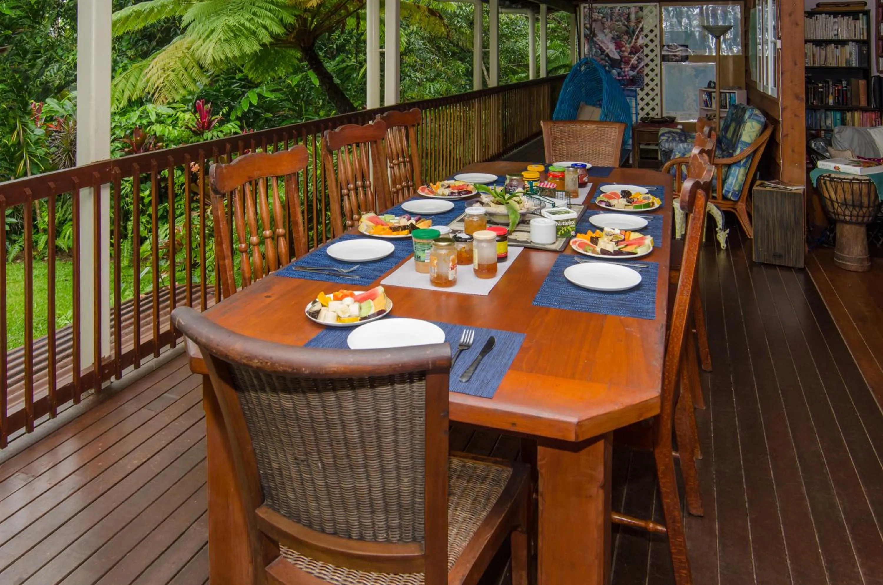 Balcony/Terrace in Epiphyte B & B