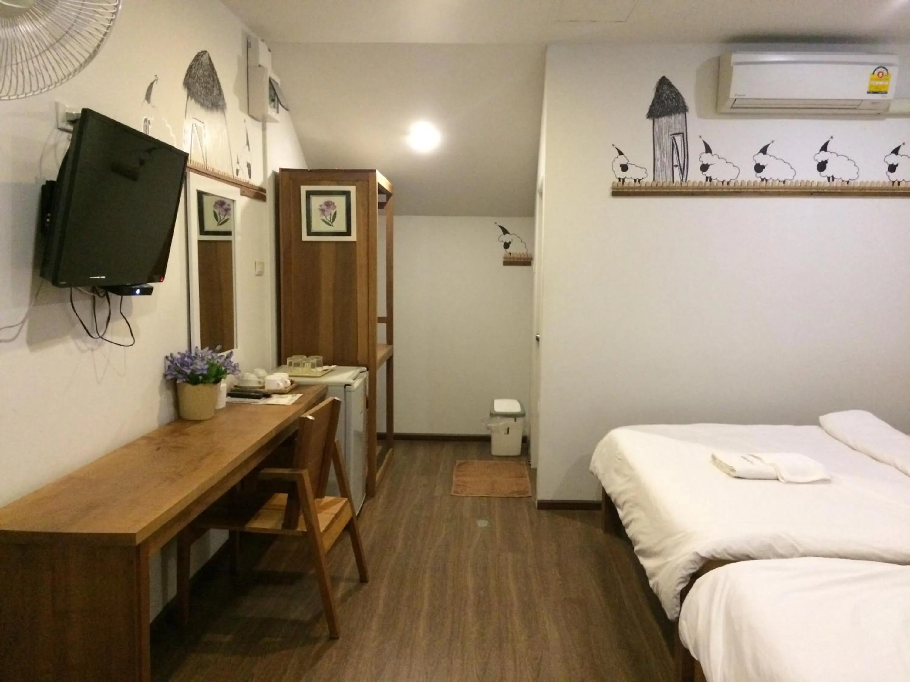 Bed in Norn Nab Dao RimPhu Resort