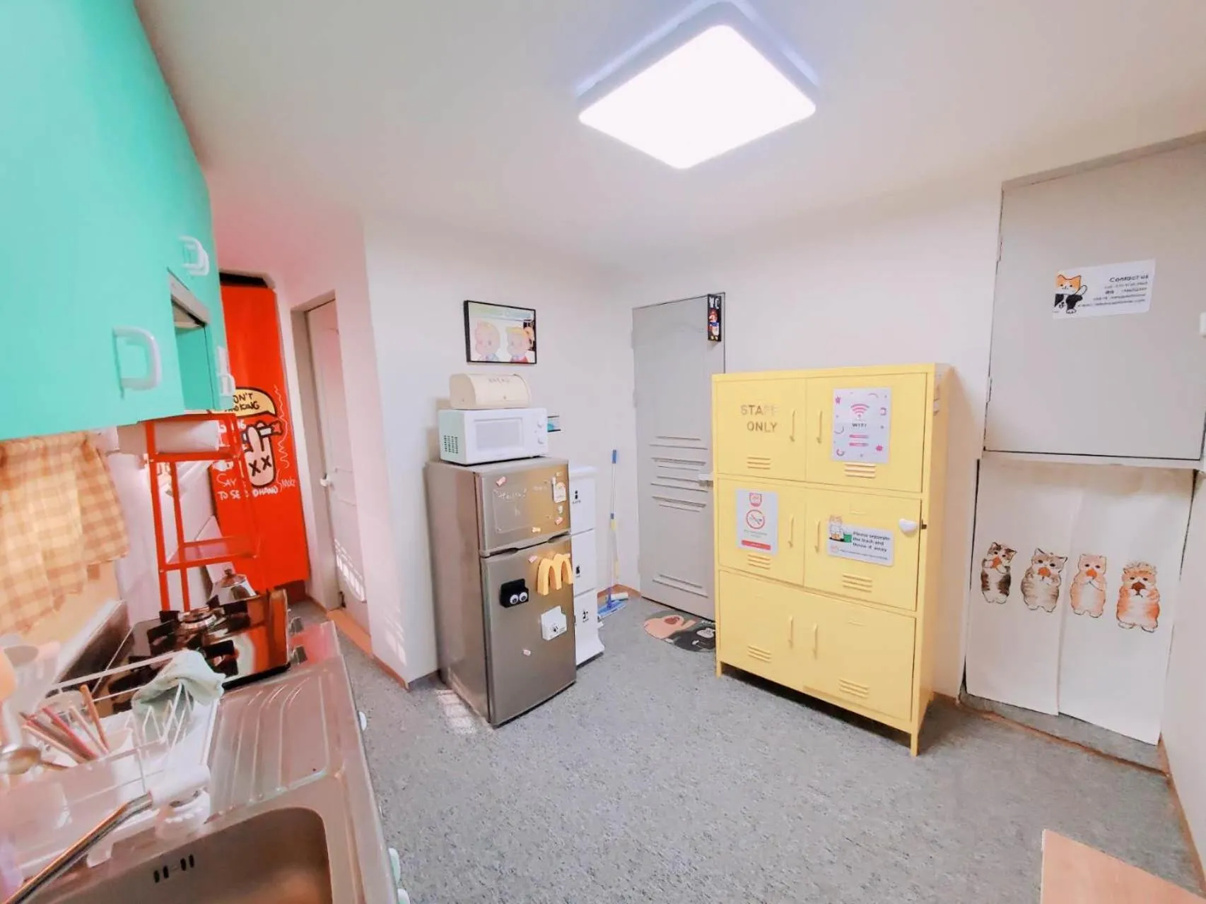 Kitchen or kitchenette in Naru Hostel Korea