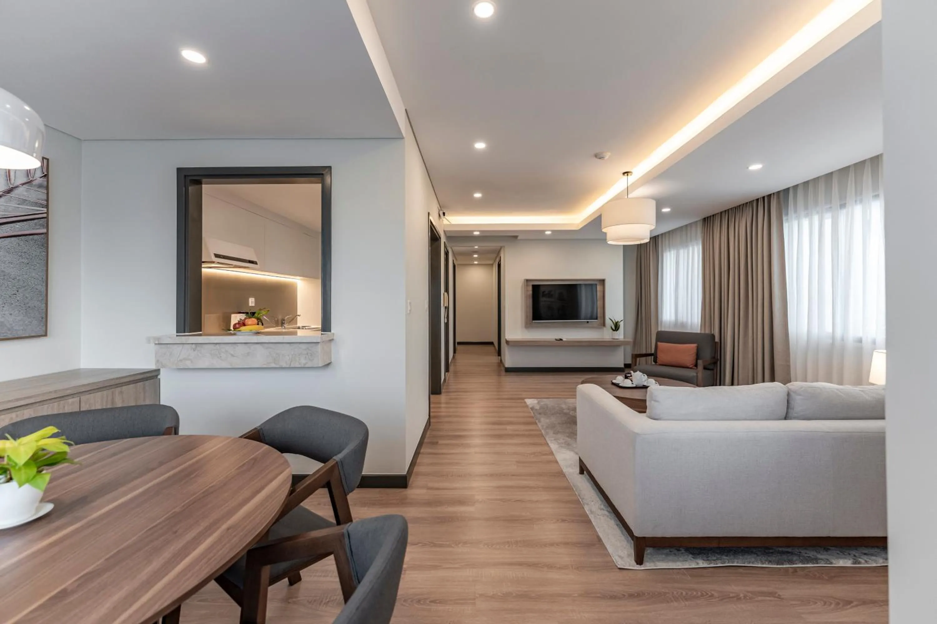 Communal lounge/ TV room in Garden View Court Suites Ho Chi Minh City