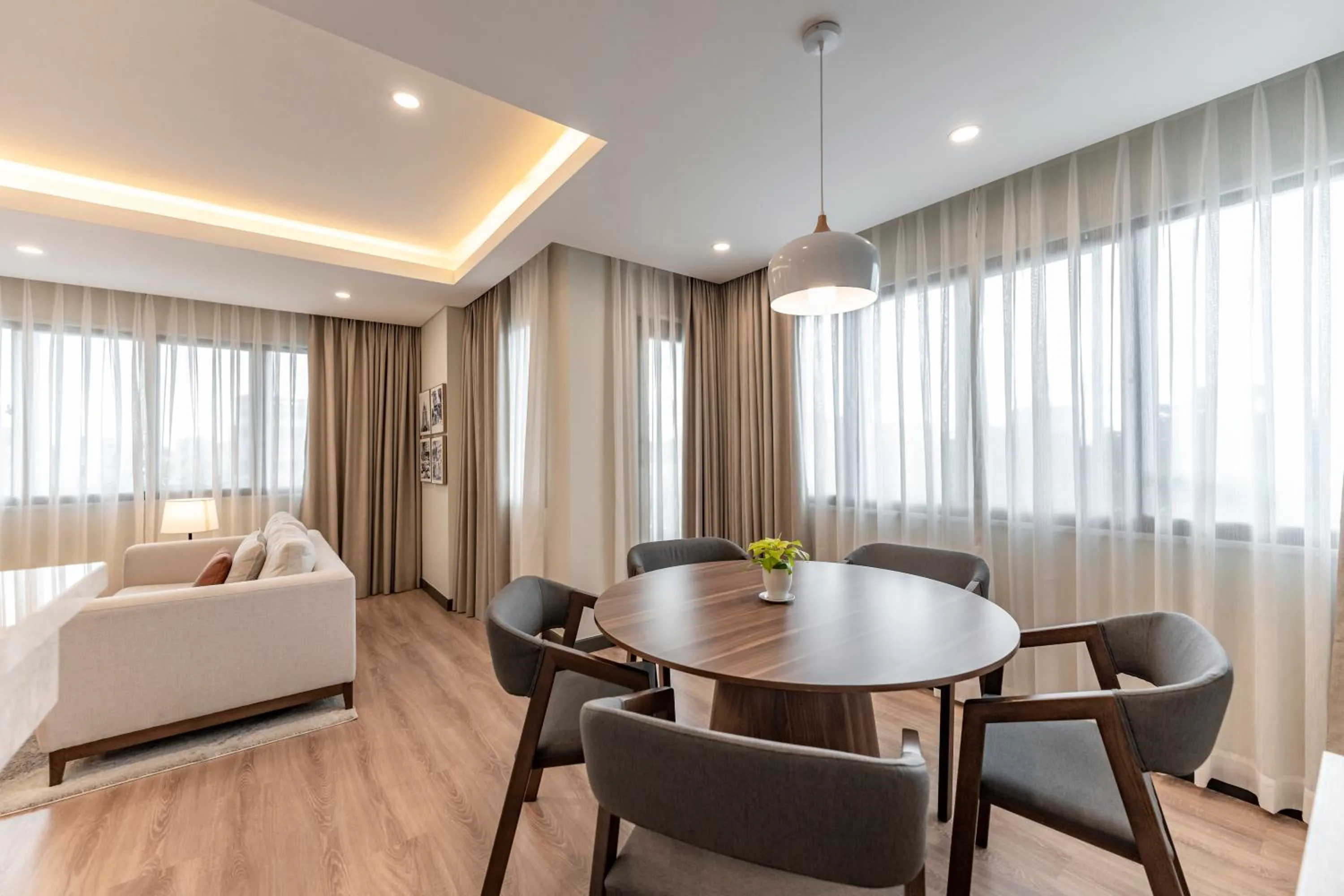 Living room, Bed in Garden View Court Suites Ho Chi Minh City