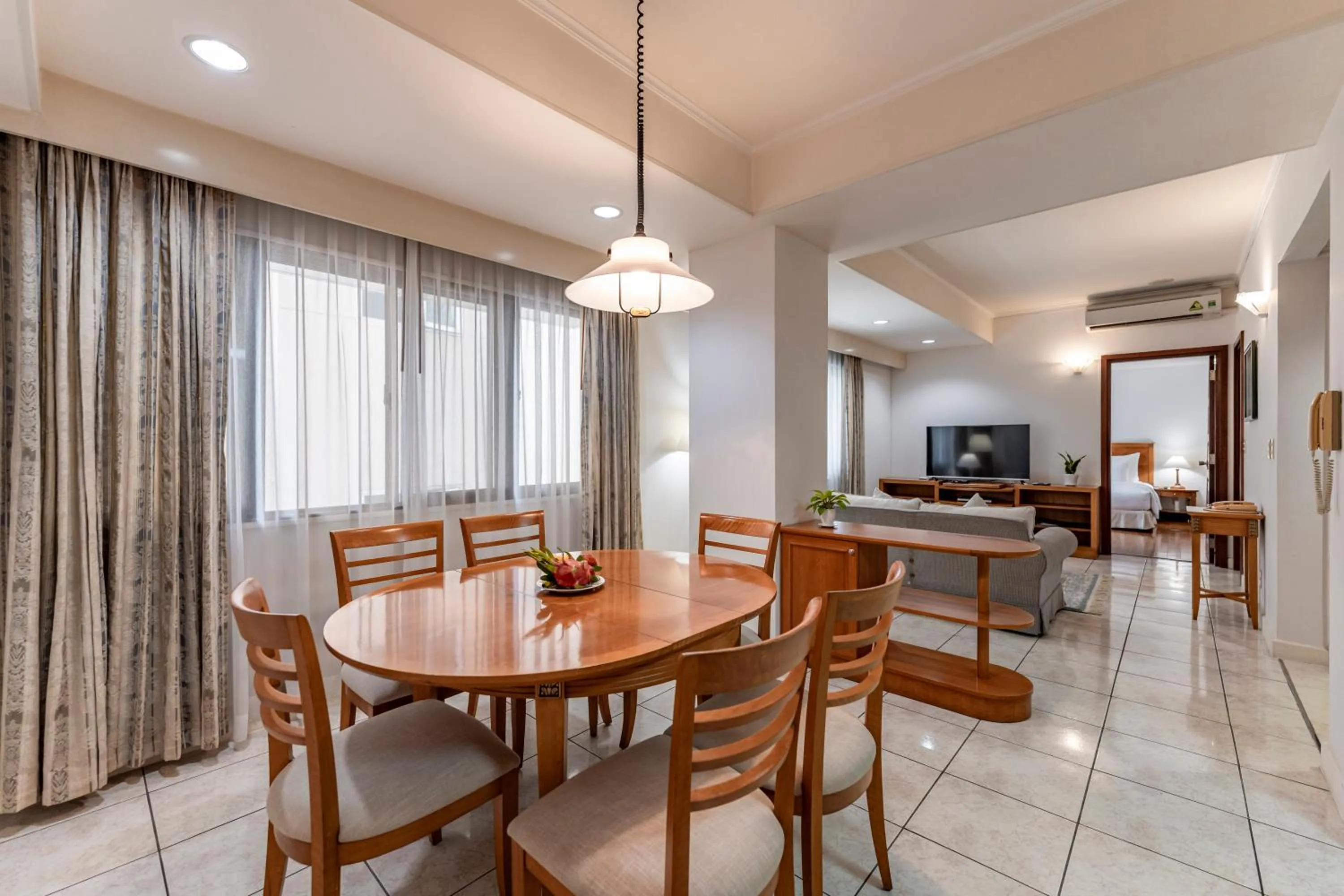 Communal lounge/ TV room in Garden View Court Suites Ho Chi Minh City