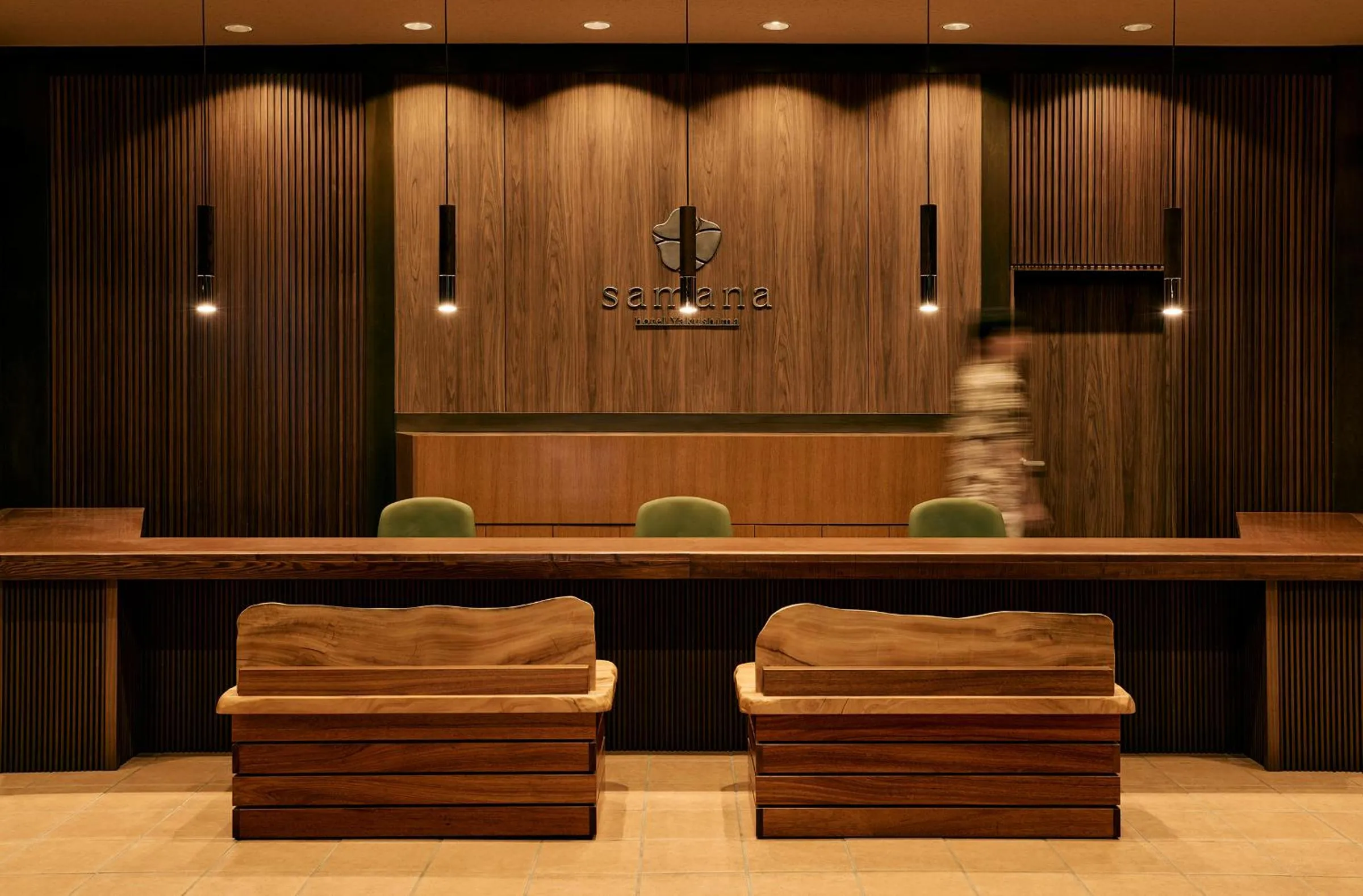 Lobby or reception in samana hotel Yakushima