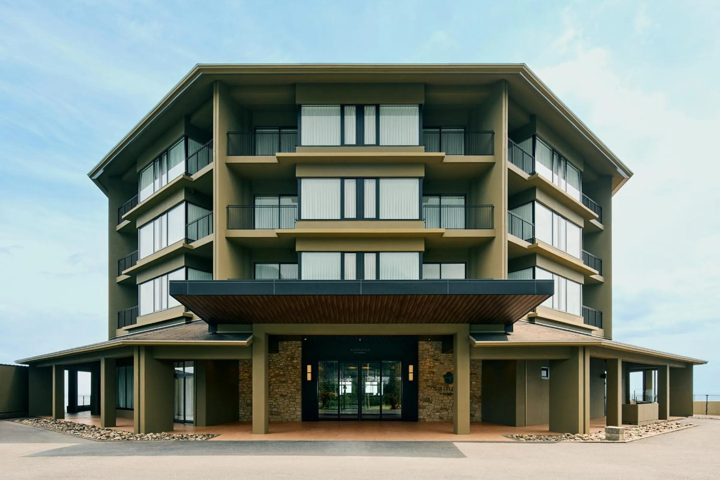 Property building in samana hotel Yakushima