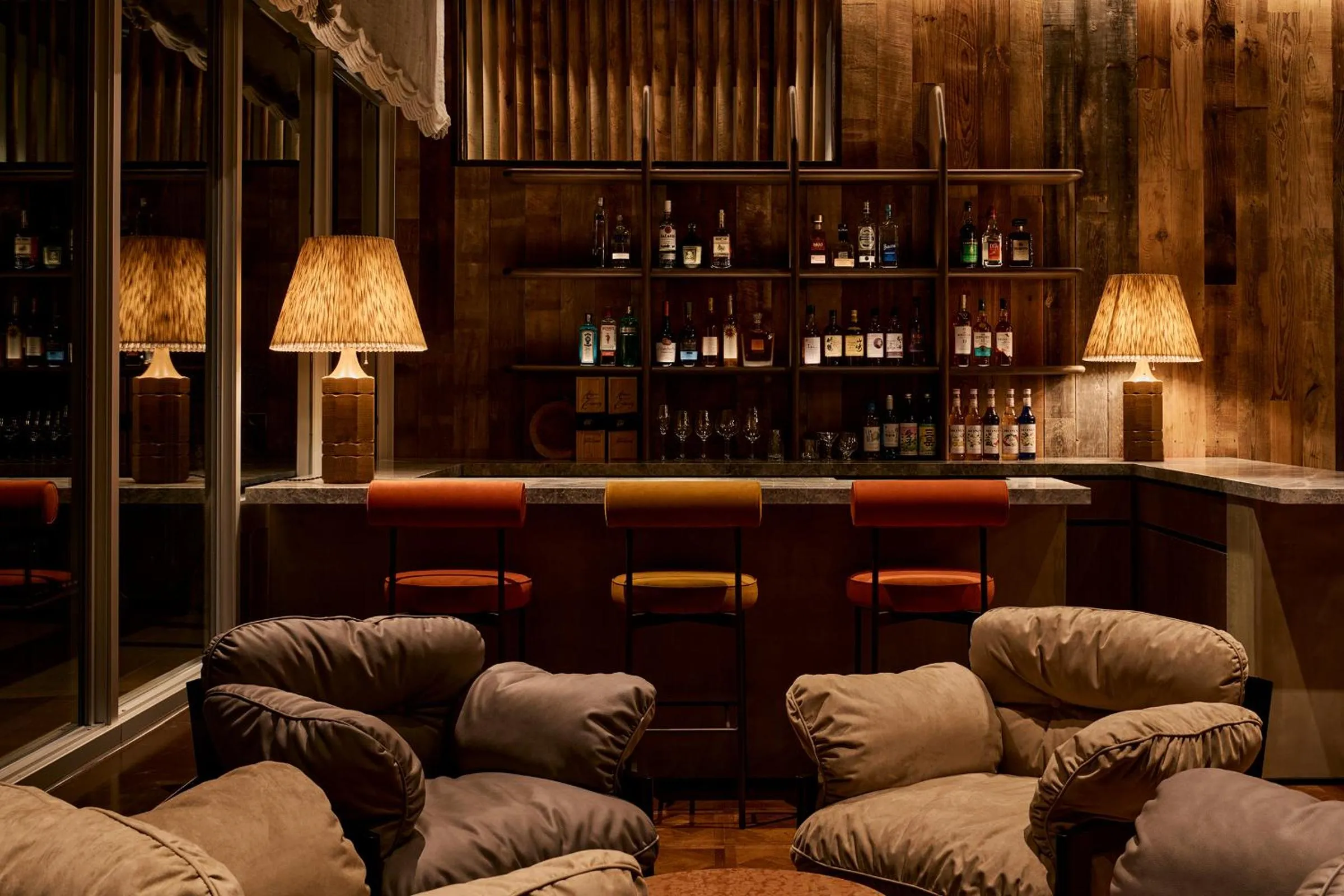 Lounge or bar in samana hotel Yakushima