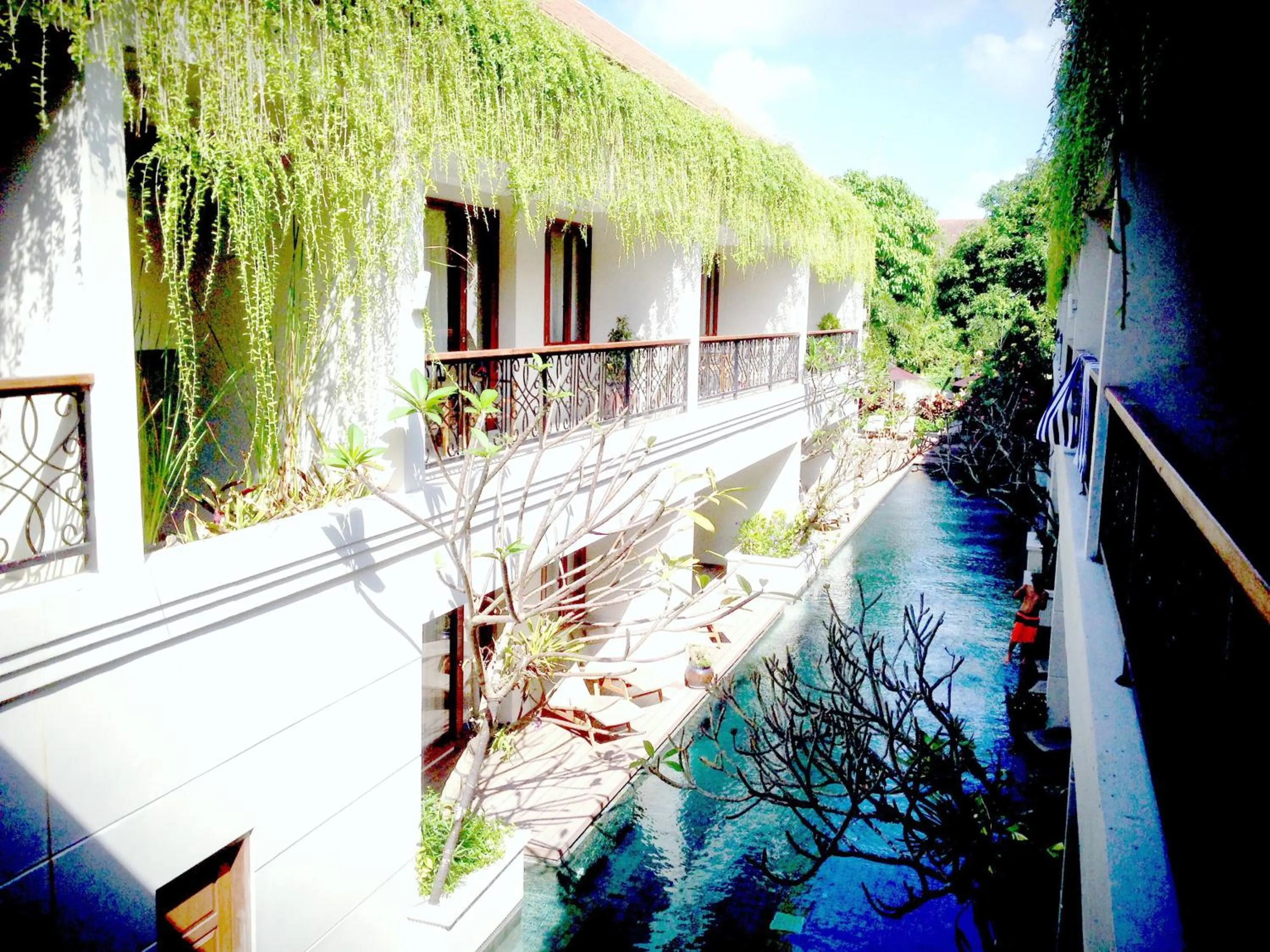 Swimming pool in Seminyak Lagoon All Suites Hotel
