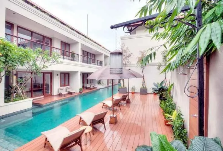Property building in Seminyak Lagoon All Suites Hotel