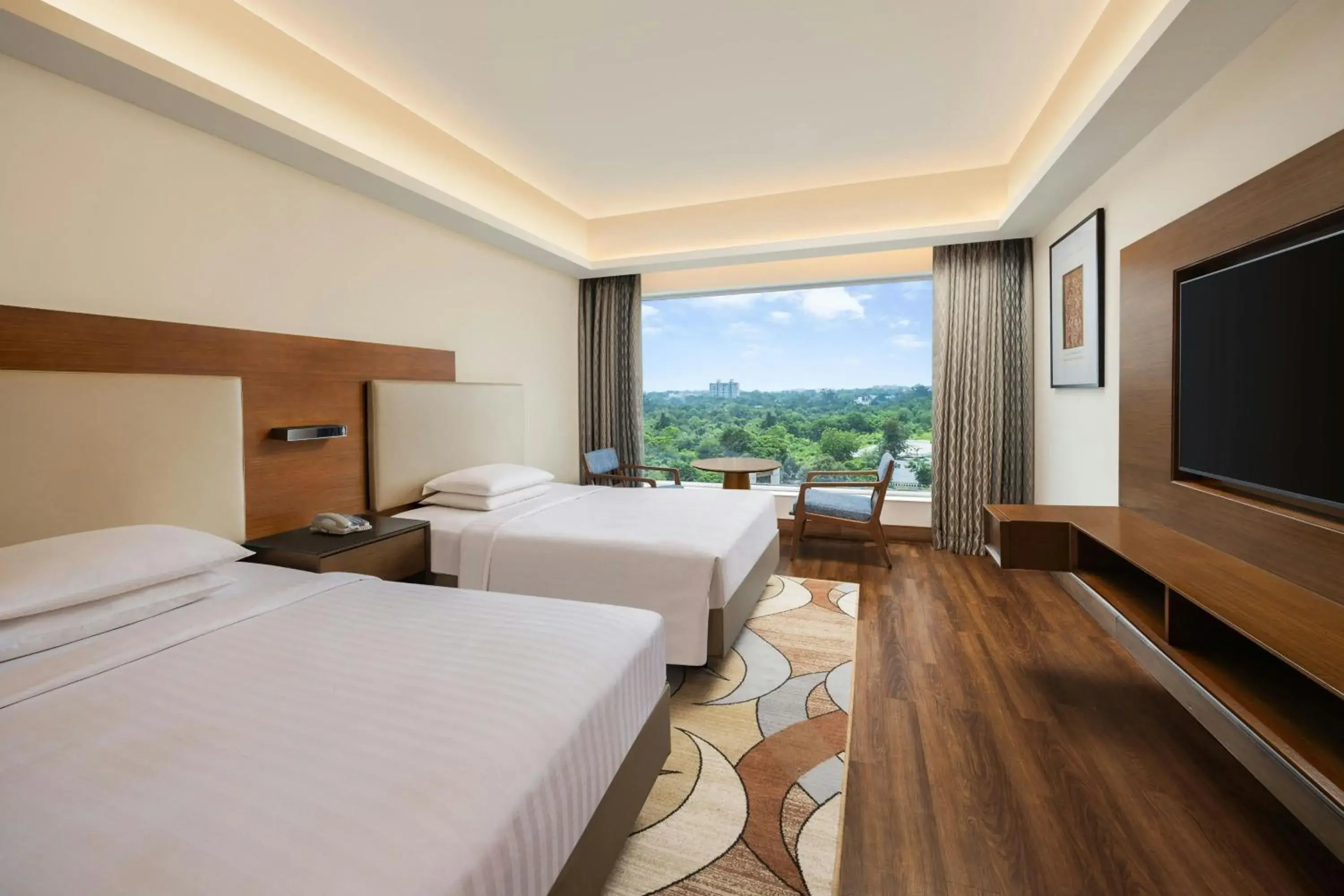 Guest room, 2 Twin Beds, City View - single occupancy in Courtyard by Marriott Bhopal Guest room, 2 Twin Beds, City View - single occupancy in Courtyard by Marriott Bhopal