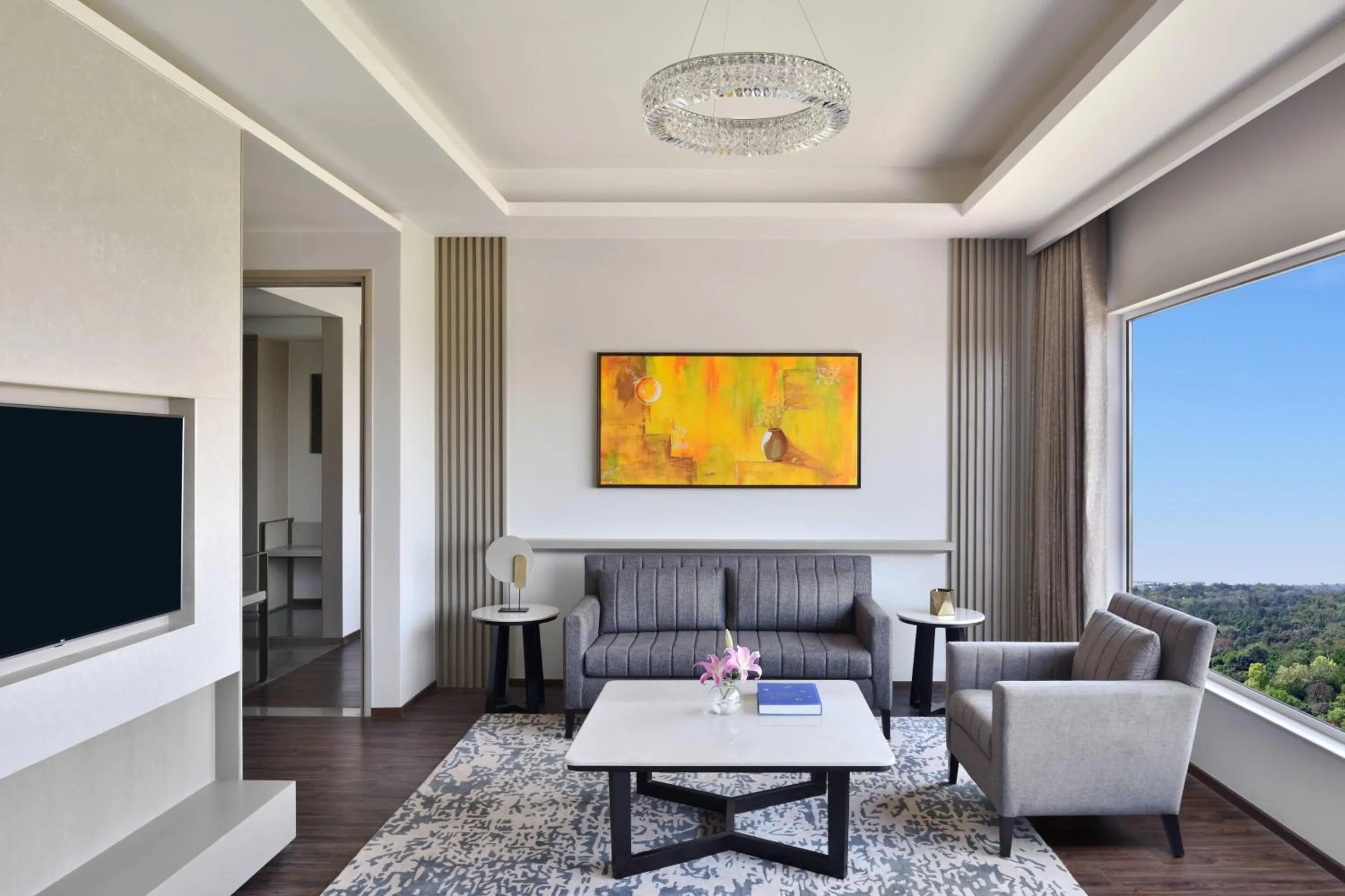 Living room in Courtyard by Marriott Bhopal