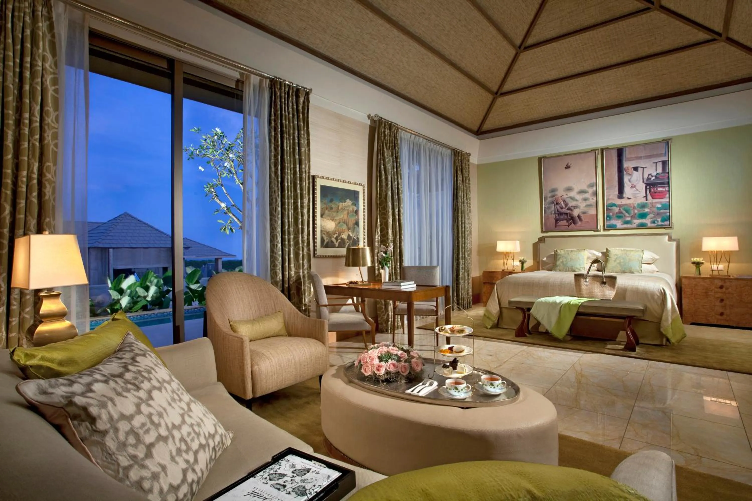 Living room in Mulia Villas