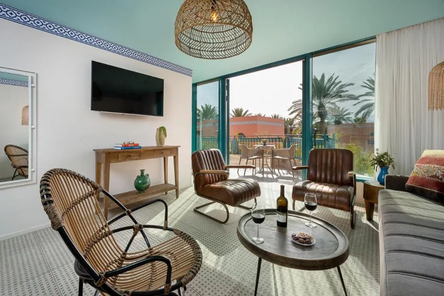 Seating area in U Splash Resort Eilat