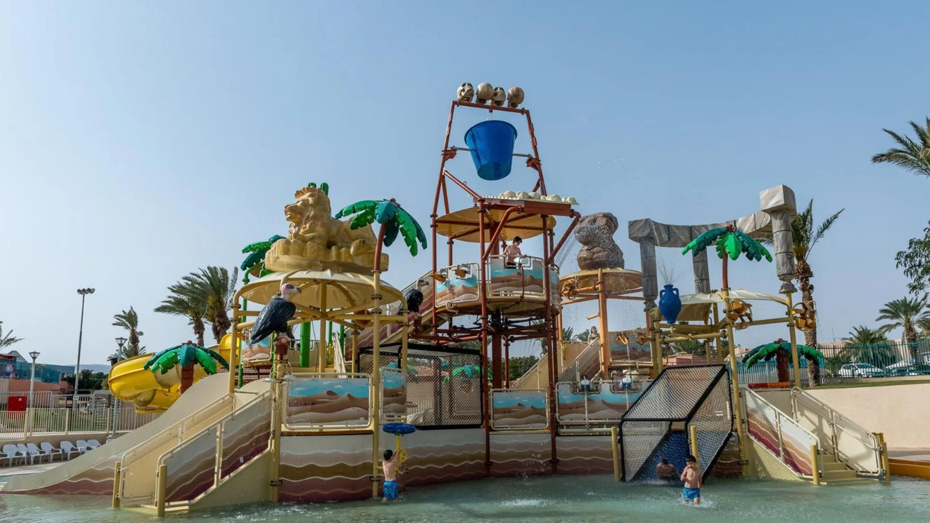 Aqua park in U Splash Resort Eilat