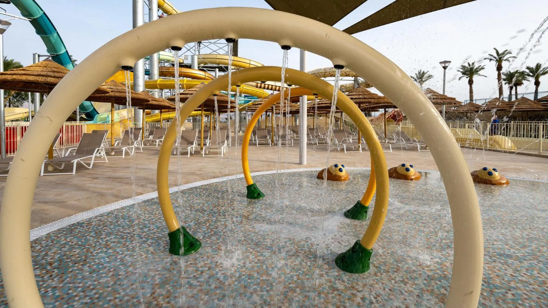 Aqua park in U Splash Resort Eilat