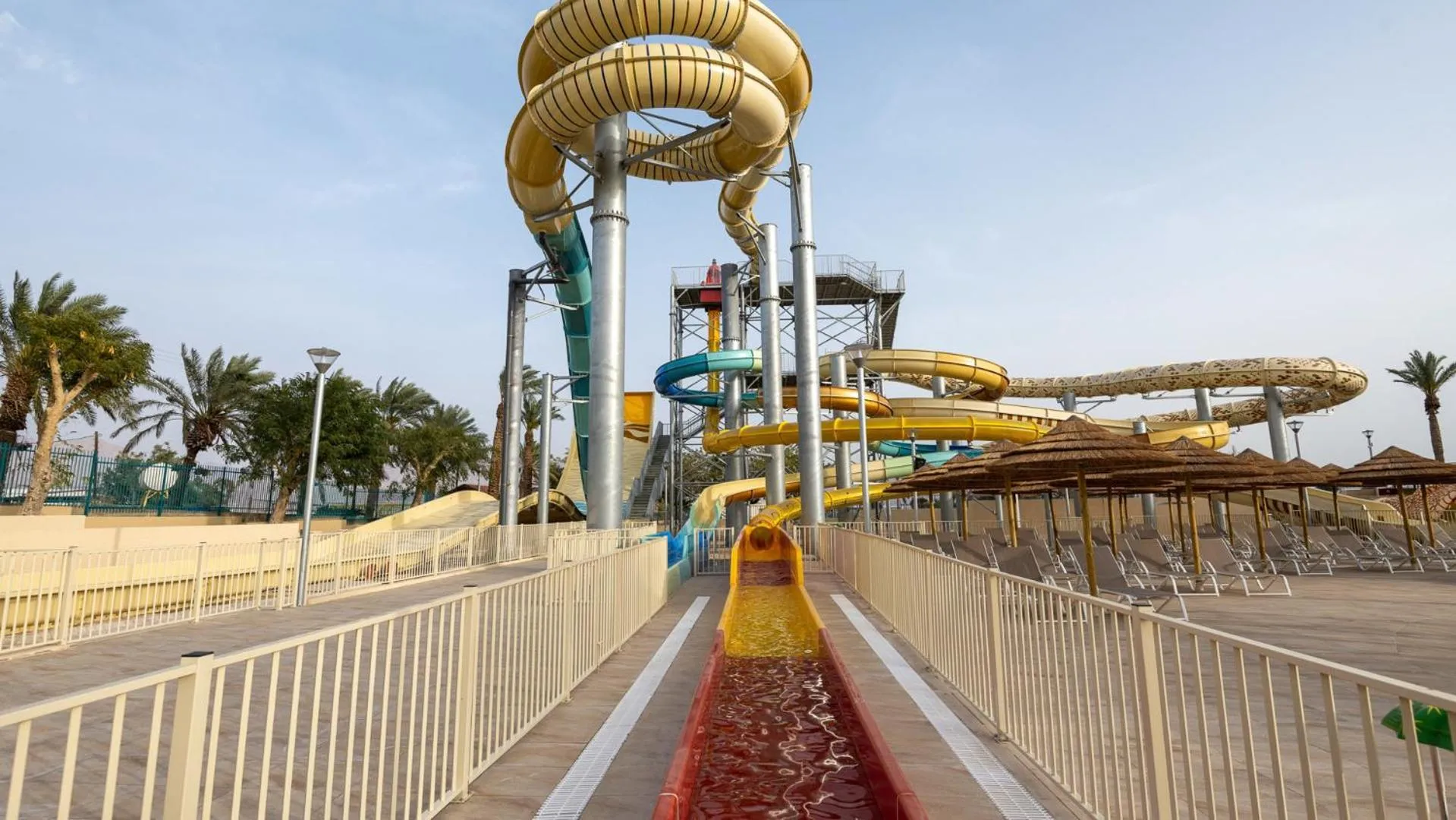 Aqua park in U Splash Resort Eilat