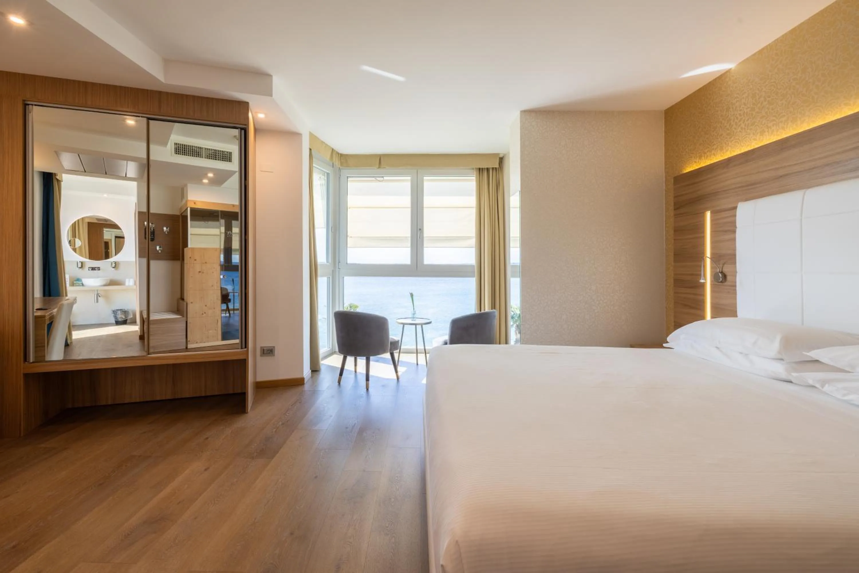 Bed in Kriss Internazionale Hotel