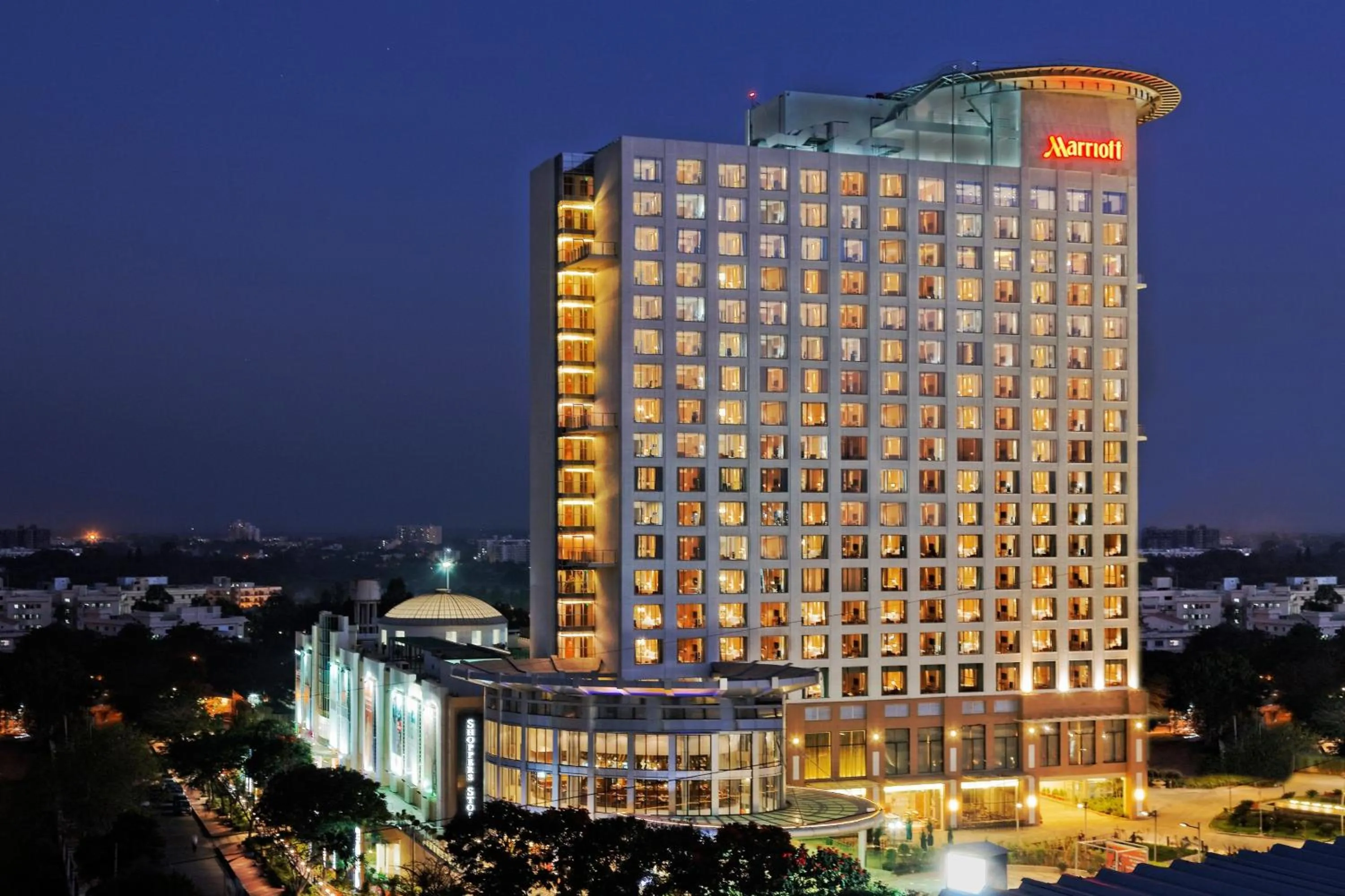Property building in Bengaluru Marriott Hotel Whitefield