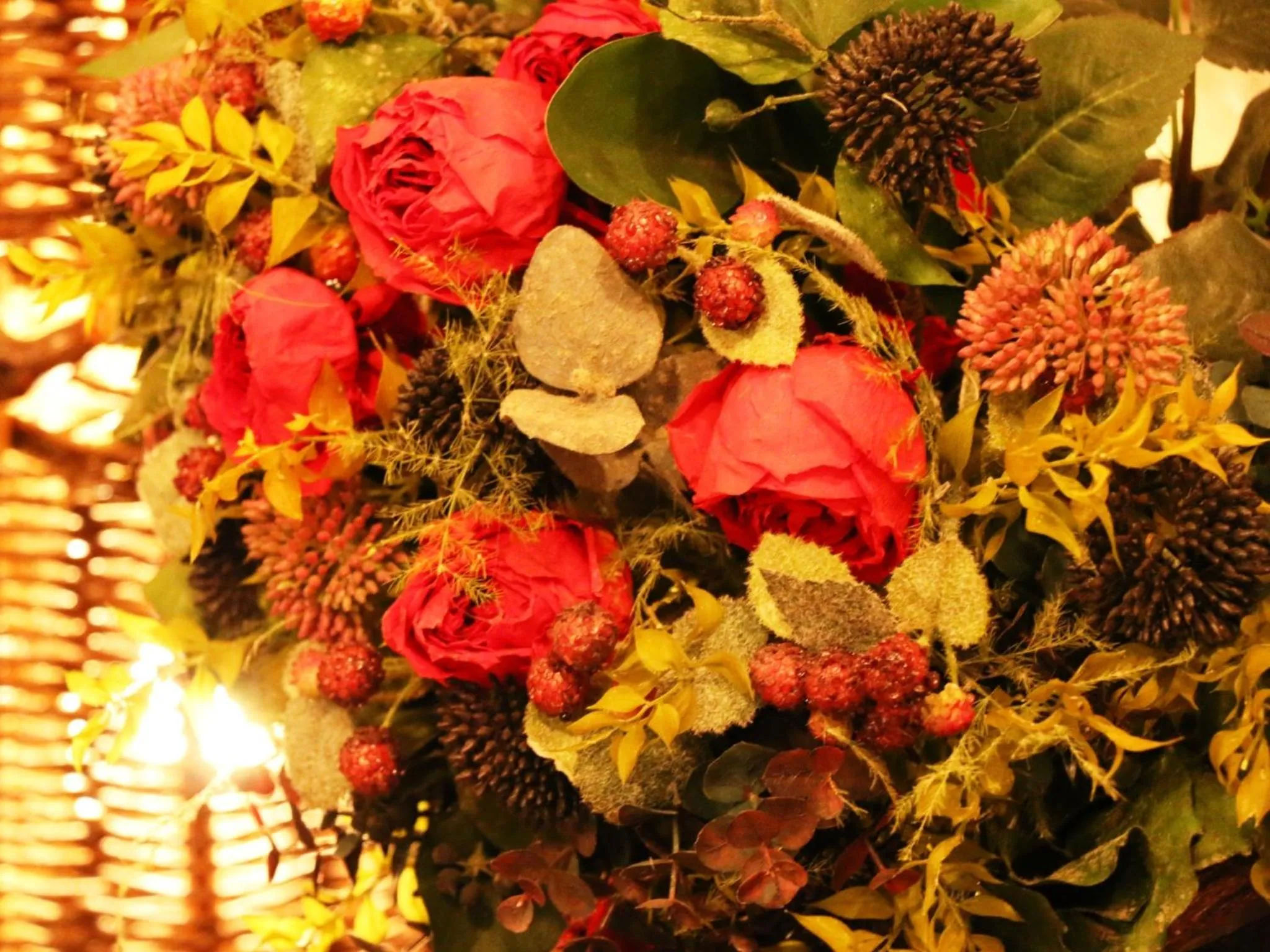 Decorative detail, Food in Lodge Yukiyama