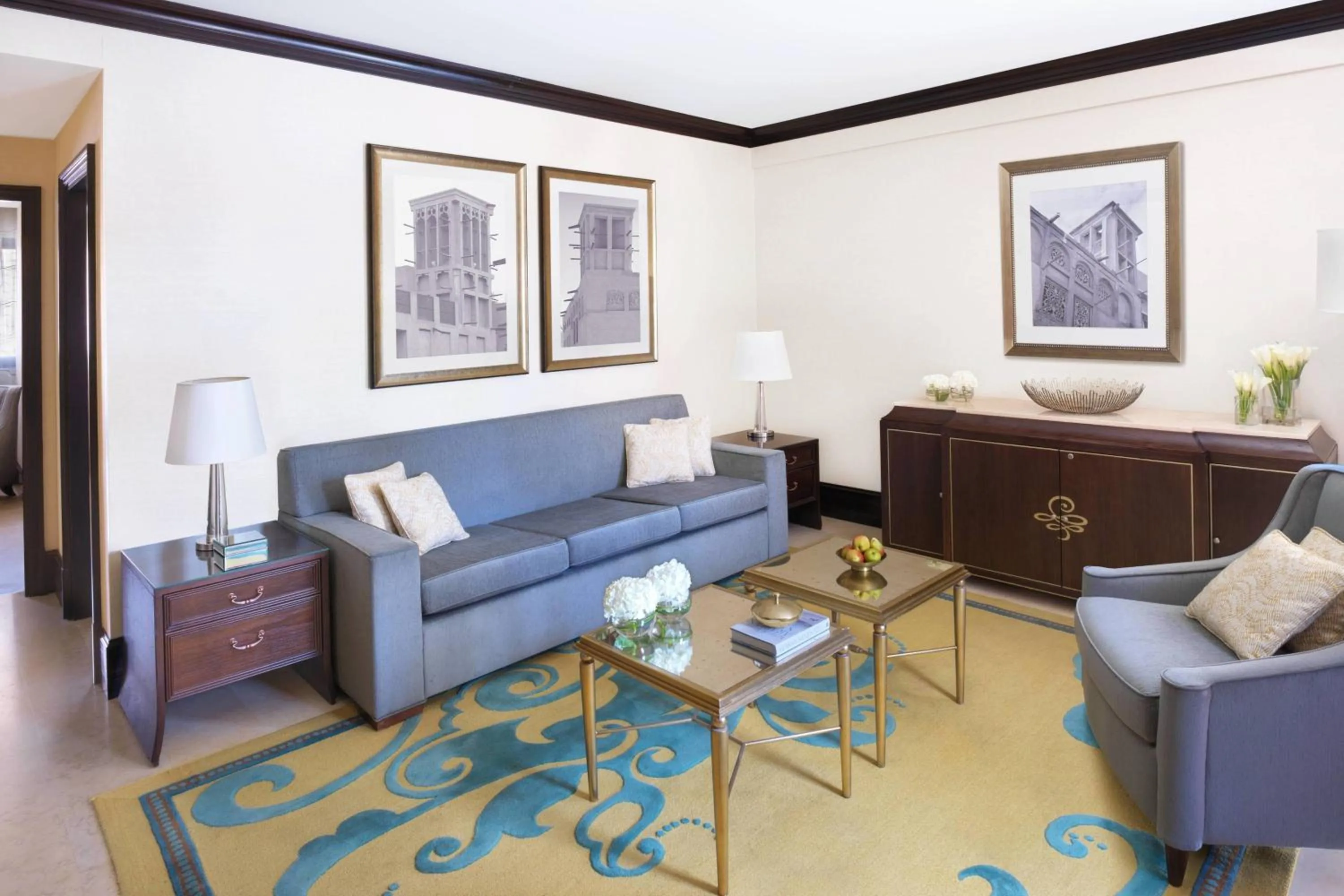 Living room in The Ritz-Carlton Abu Dhabi, Grand Canal