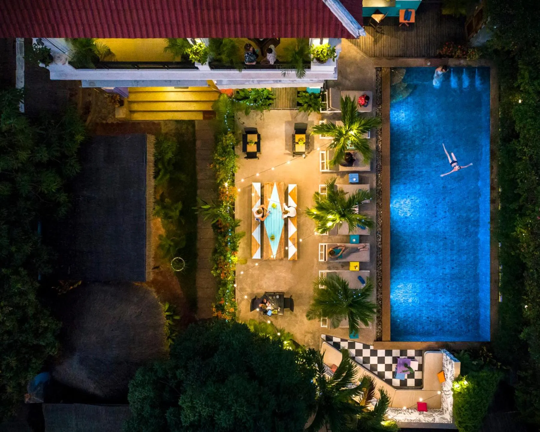 Bird's eye view in Baby Elephant Boutique Hotel
