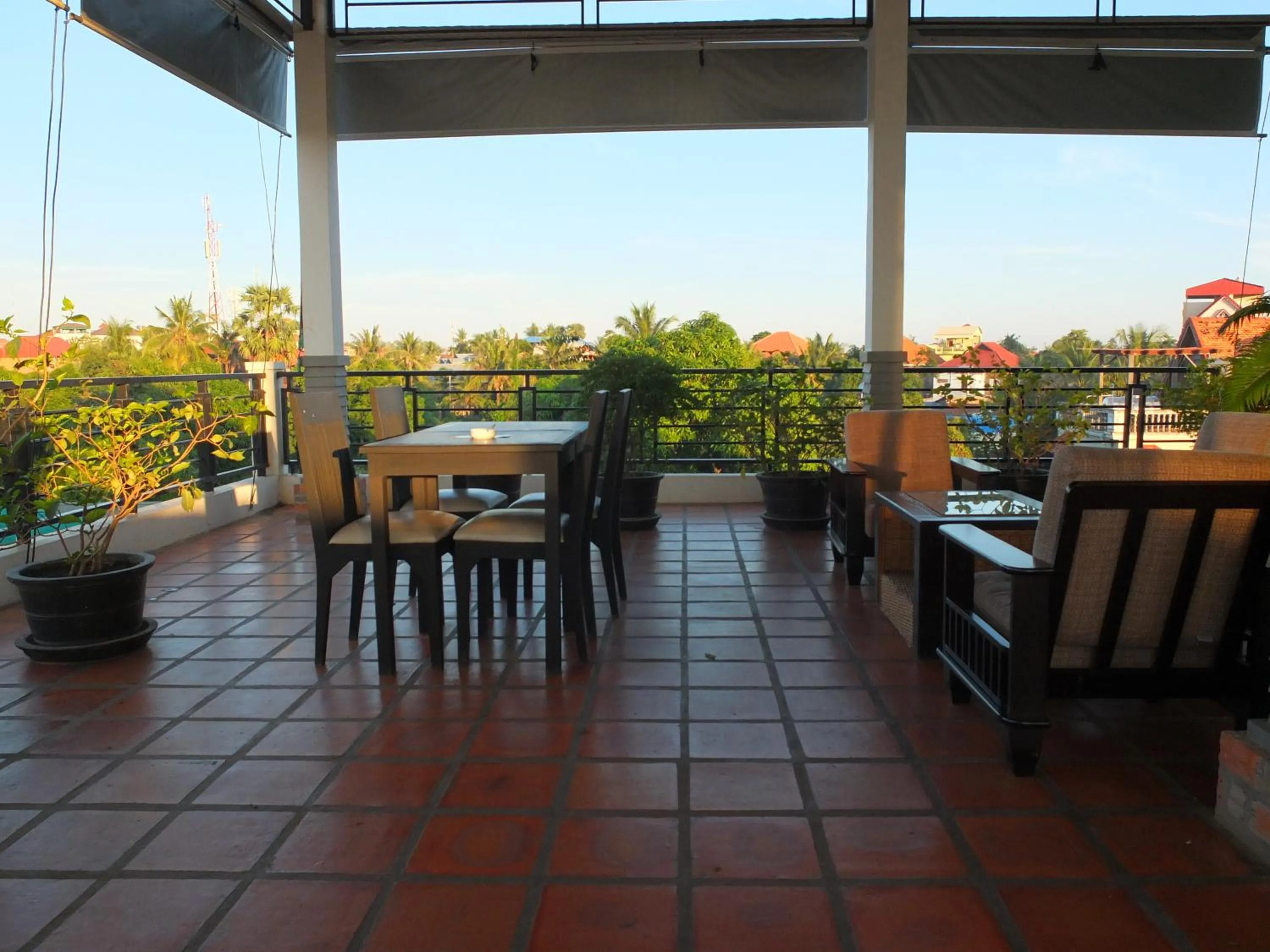 Patio in Baby Elephant Boutique Hotel