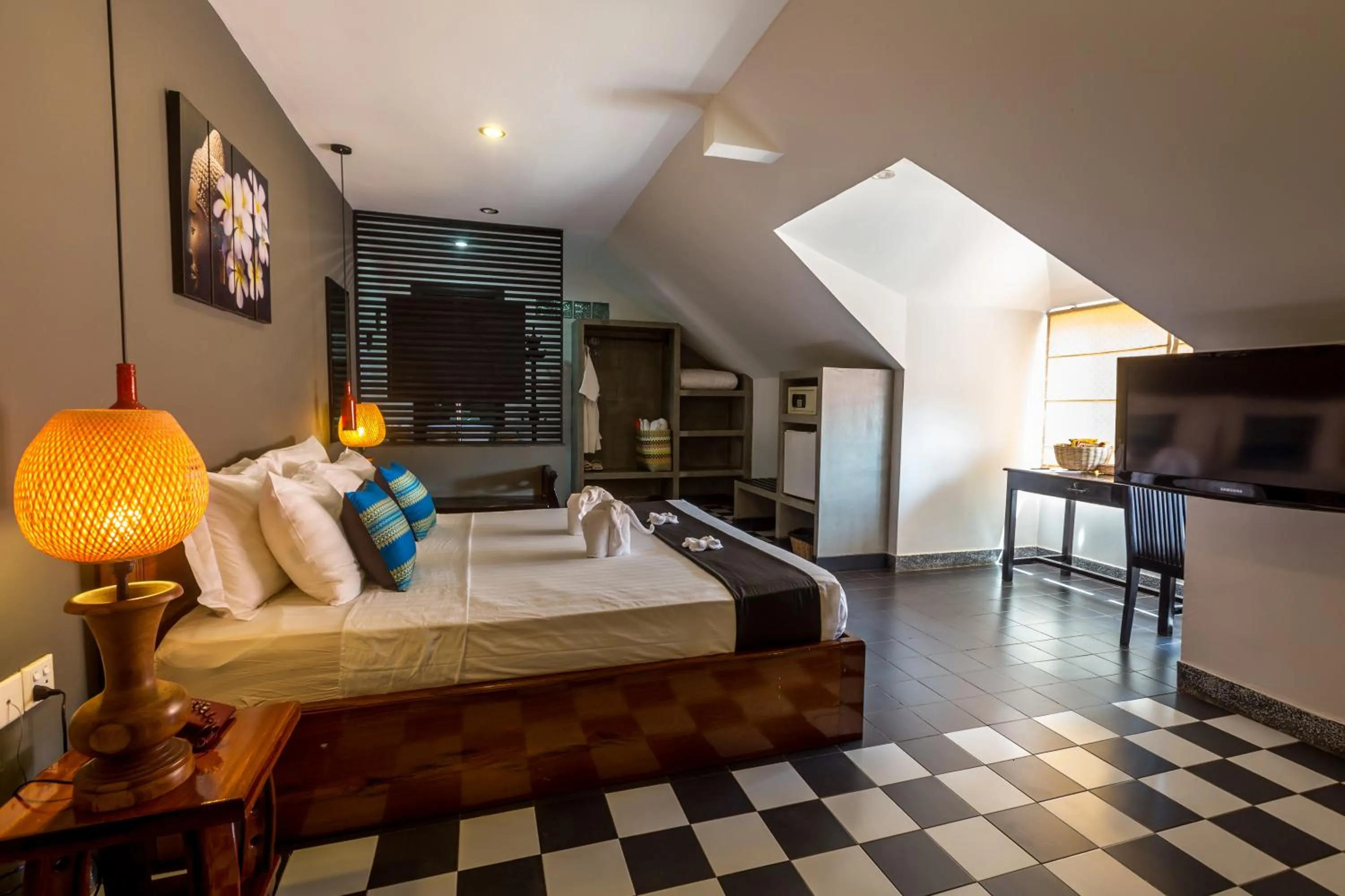 Bed in Baby Elephant Boutique Hotel