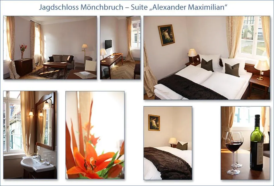 Bed in Jagdschloss Mönchbruch