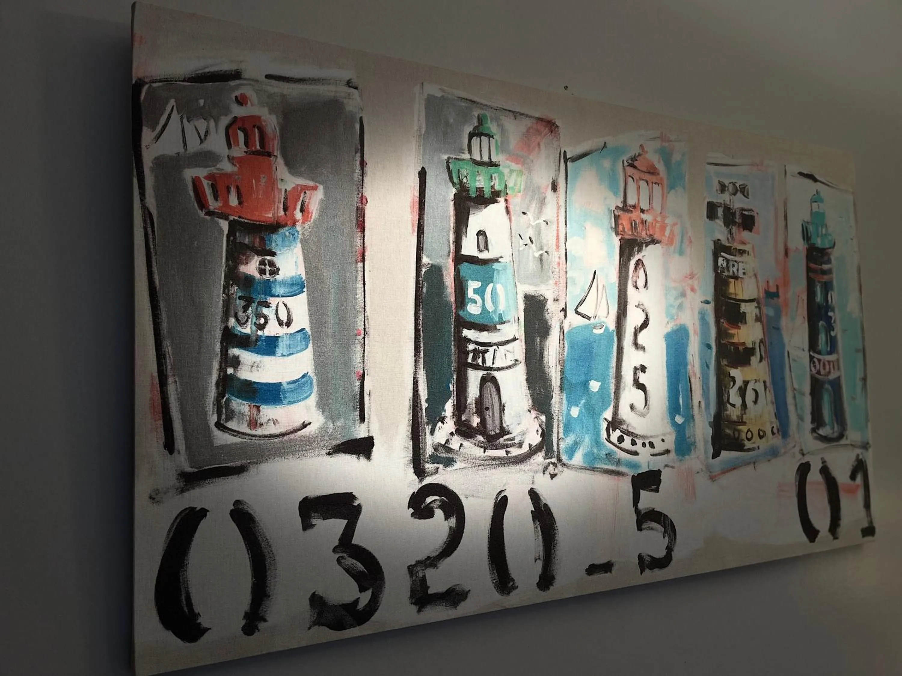 Decorative detail in L'Acadie Brasserie Plage