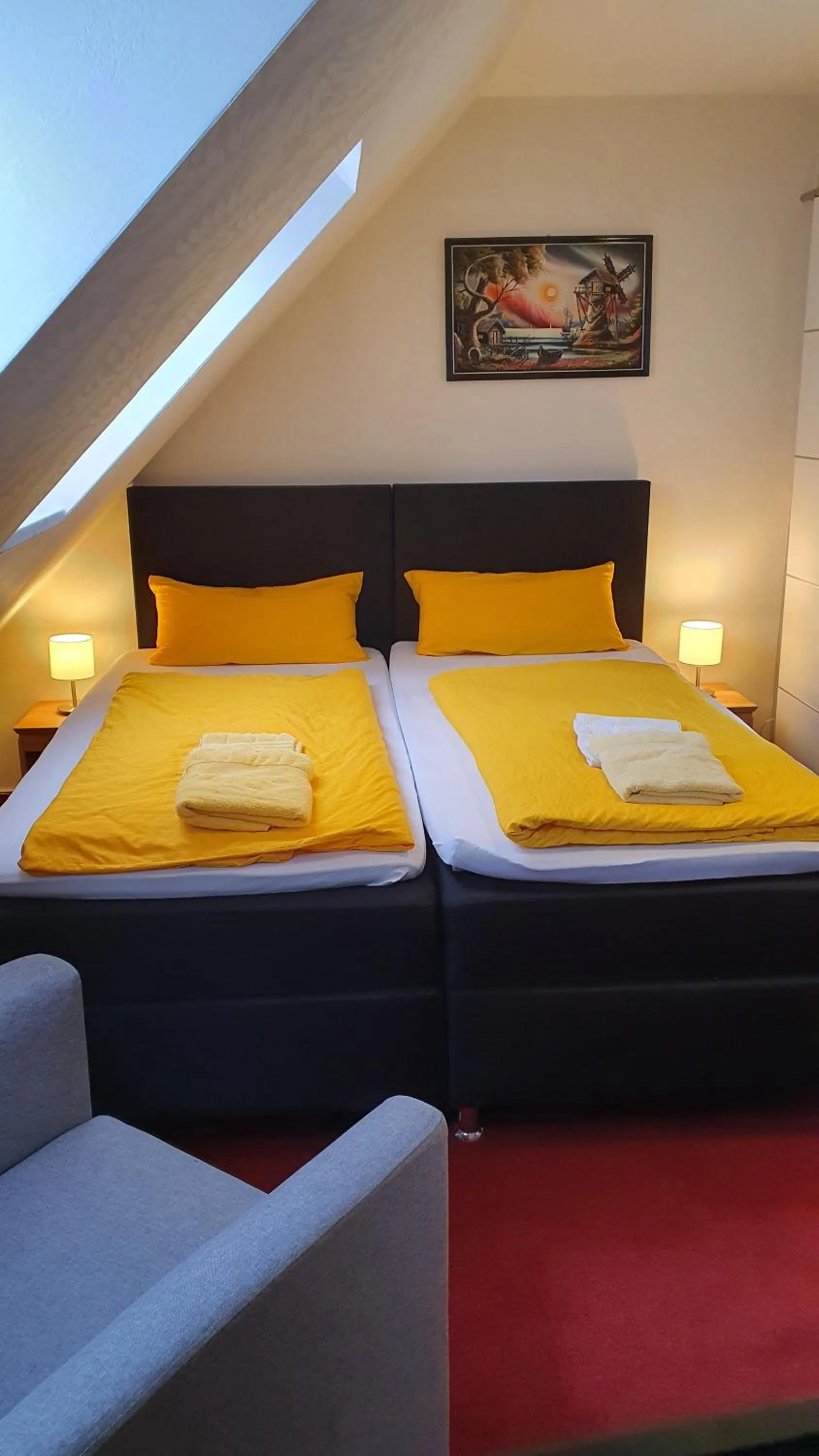 Bed in Hotel/Restaurant Balkan