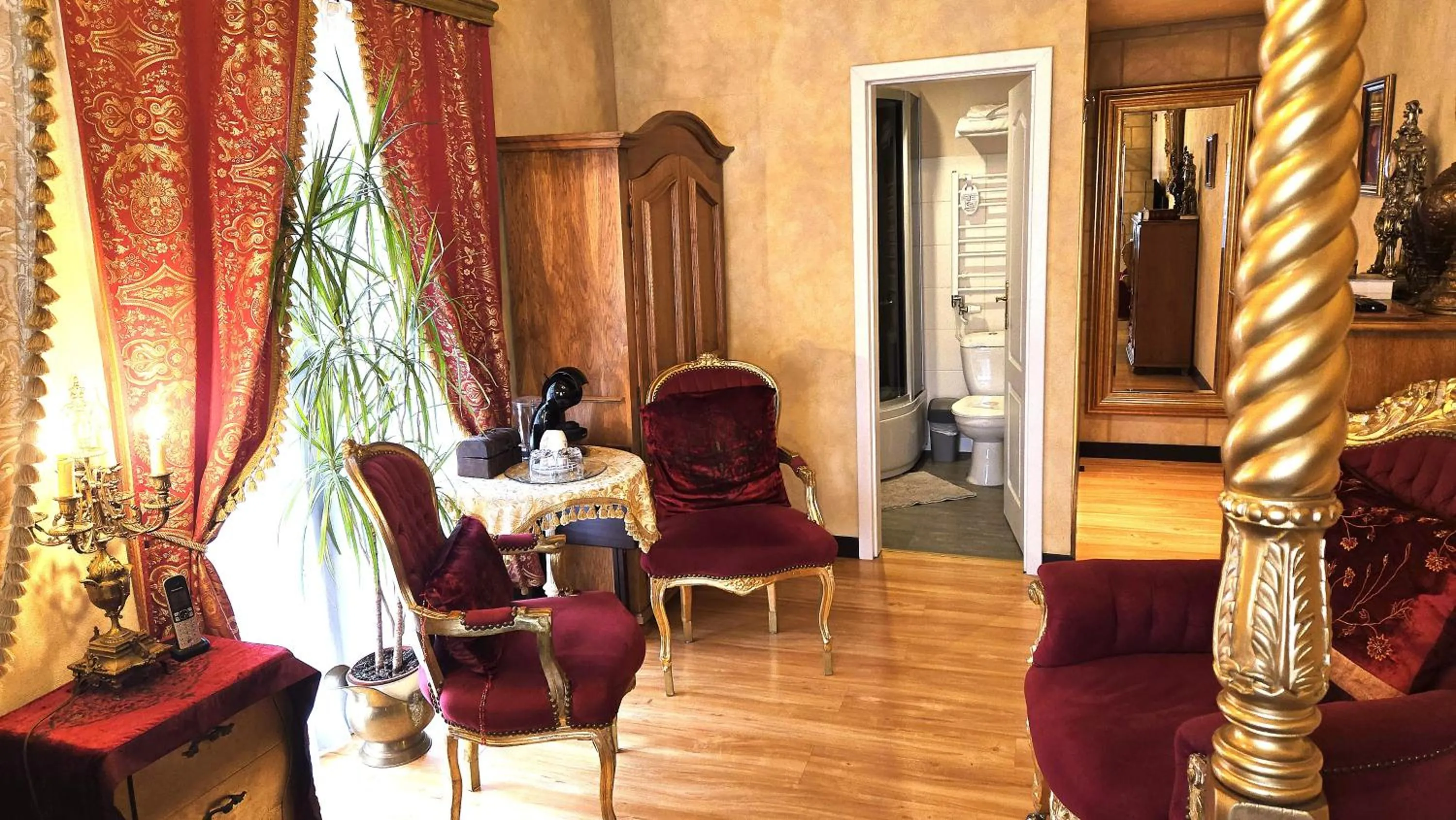 Seating area in Rezidence Zámeček - Boutique Hotel