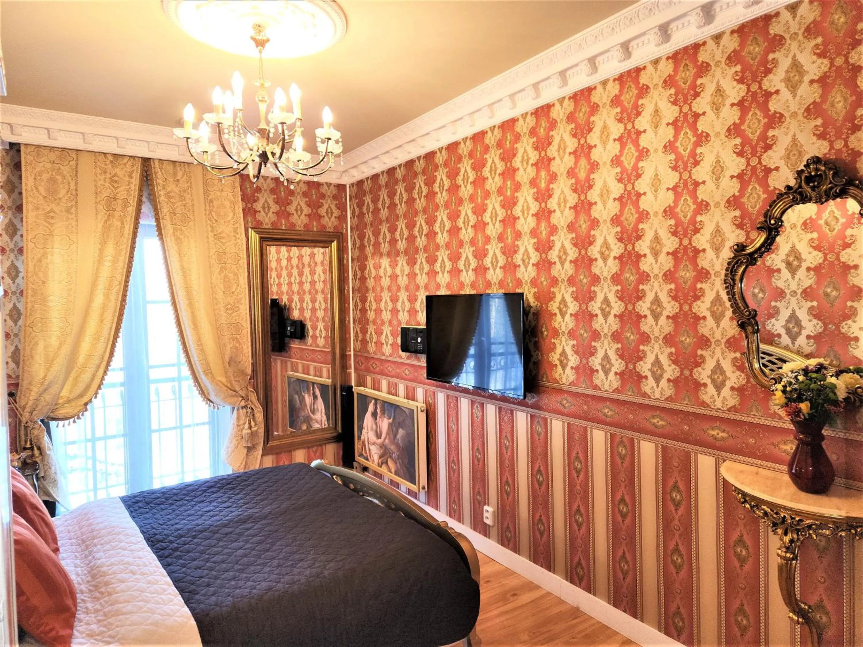 TV and multimedia, Bed in Rezidence Zámeček - Boutique Hotel