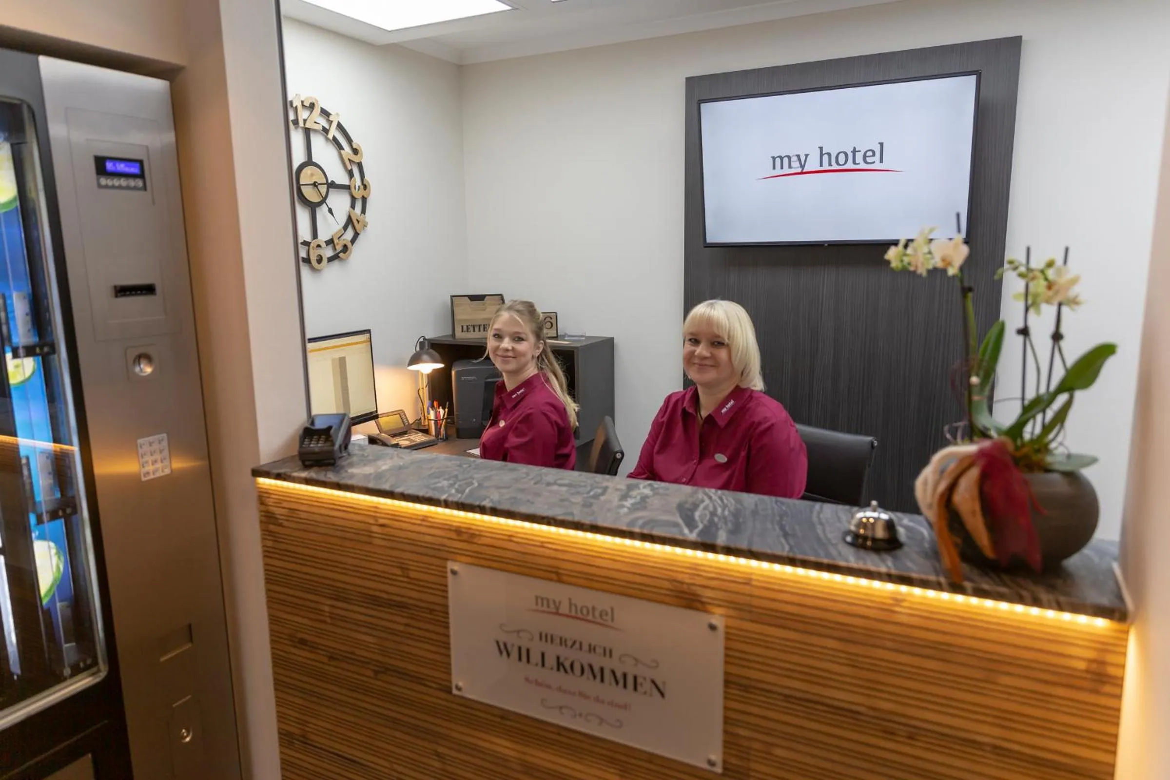 Property logo or sign in Mey Hotel