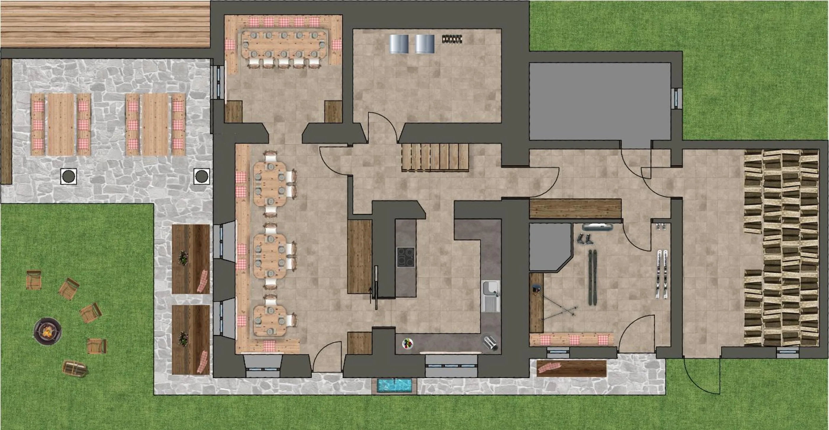 Floor plan in Golmerhaus