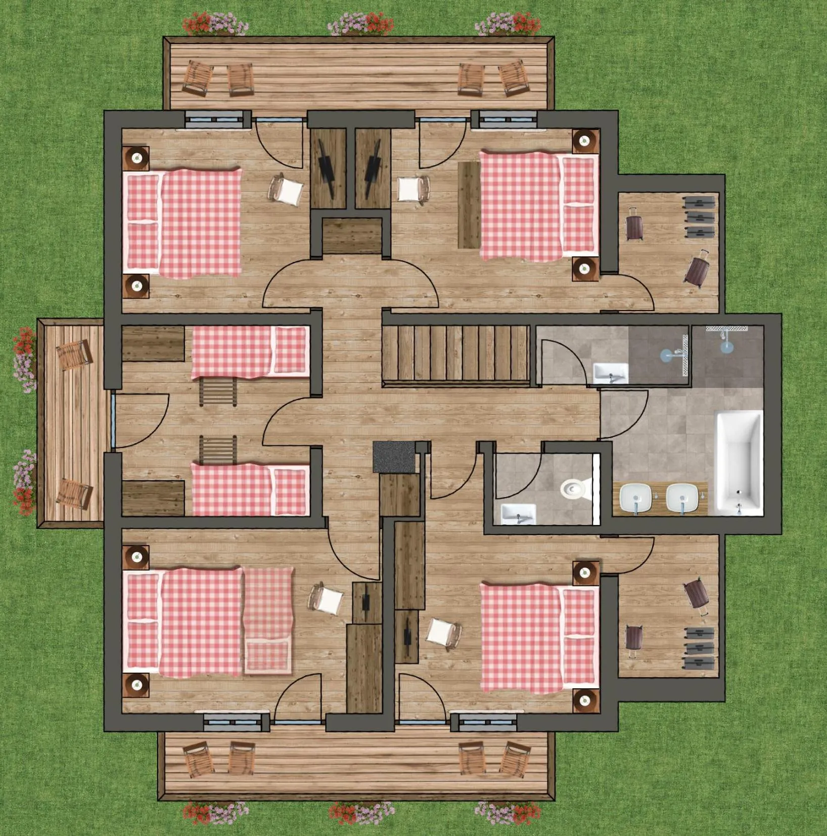 Floor plan in Golmerhaus