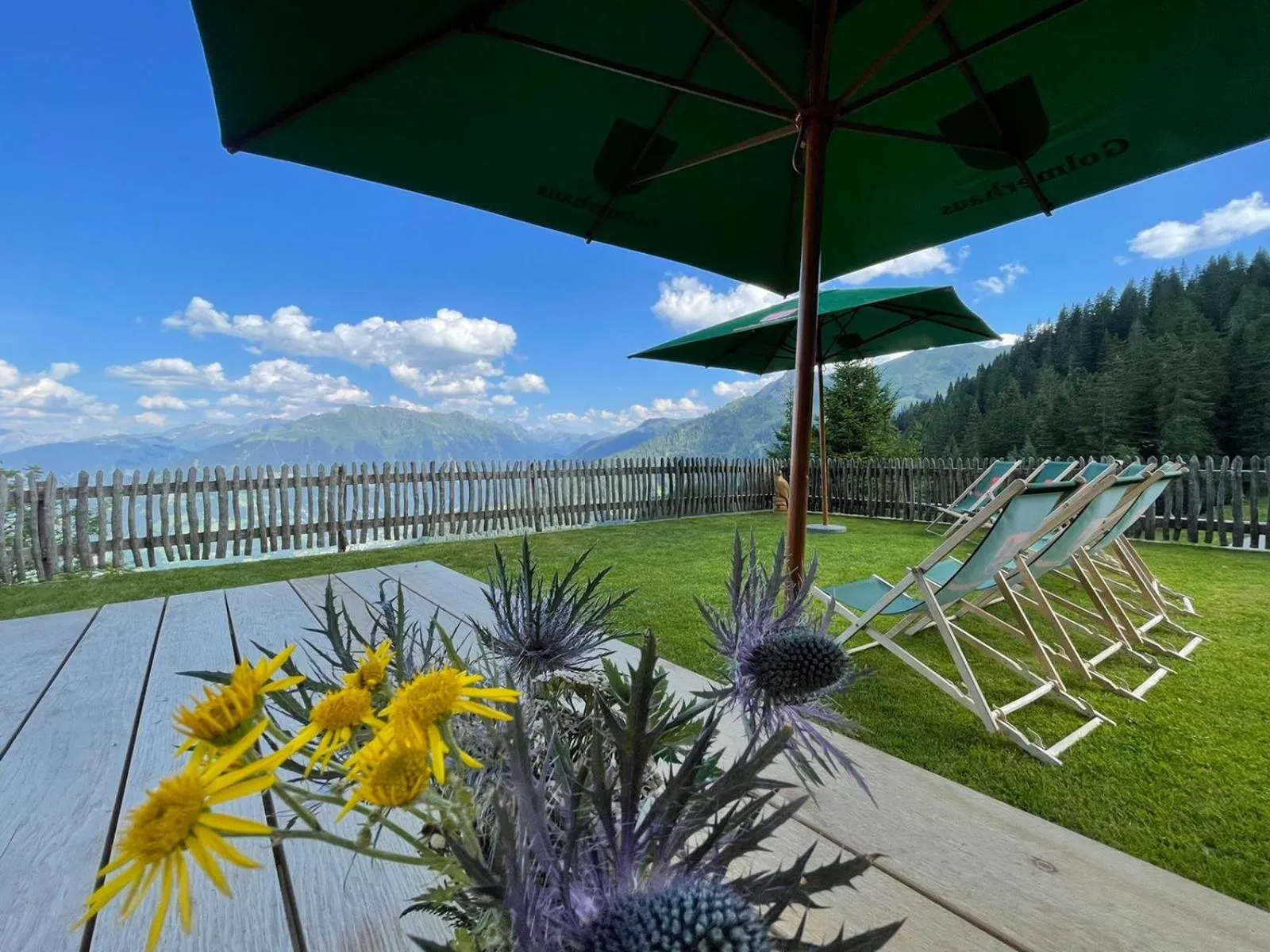 Garden view in Golmerhaus