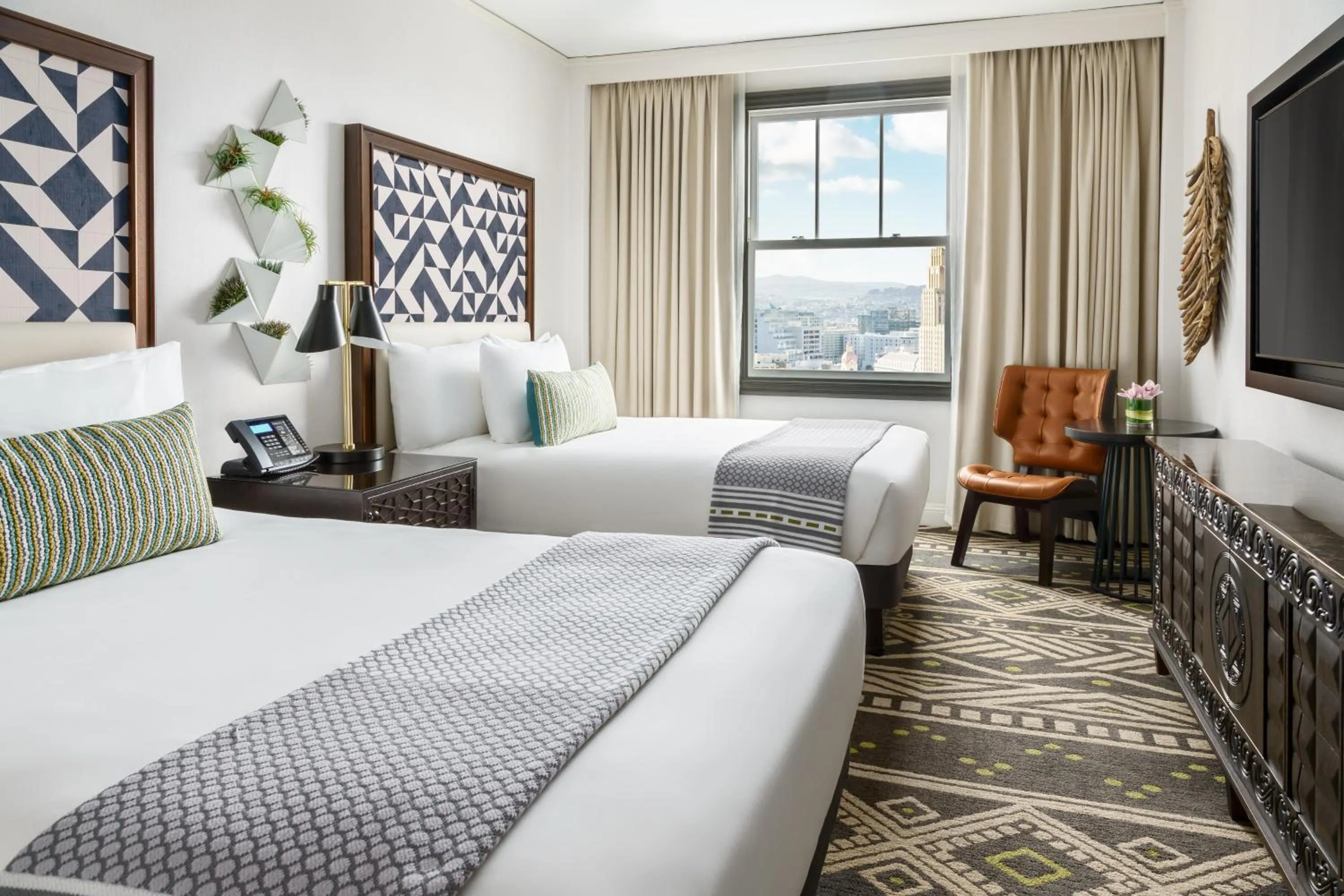 View (from property/room), Bed in Hotel Spero, Vignette Collection by IHG