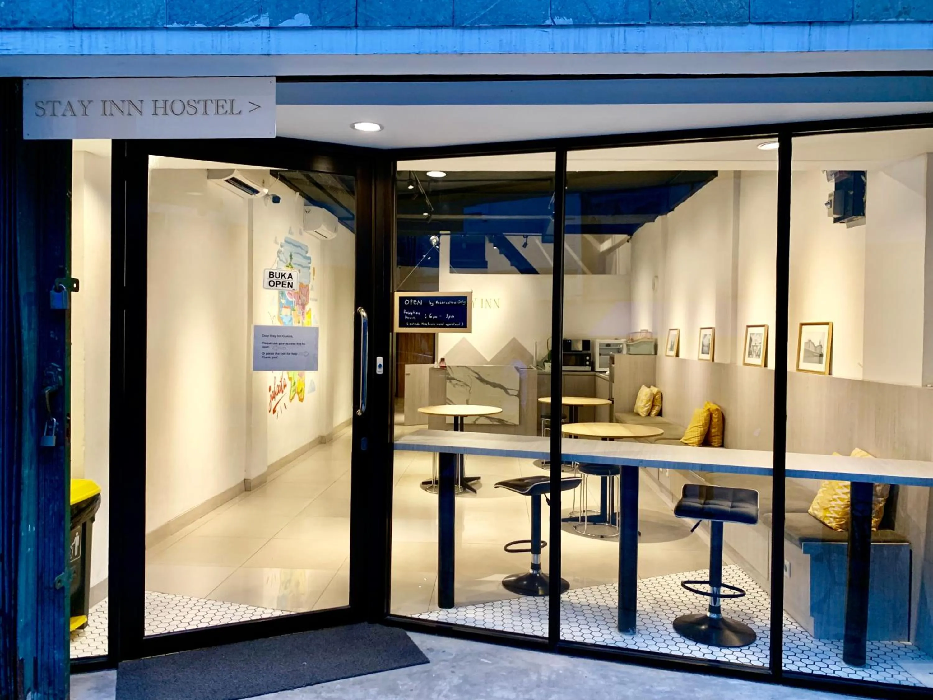 Lobby or reception in Stay Inn Hostel Jakarta