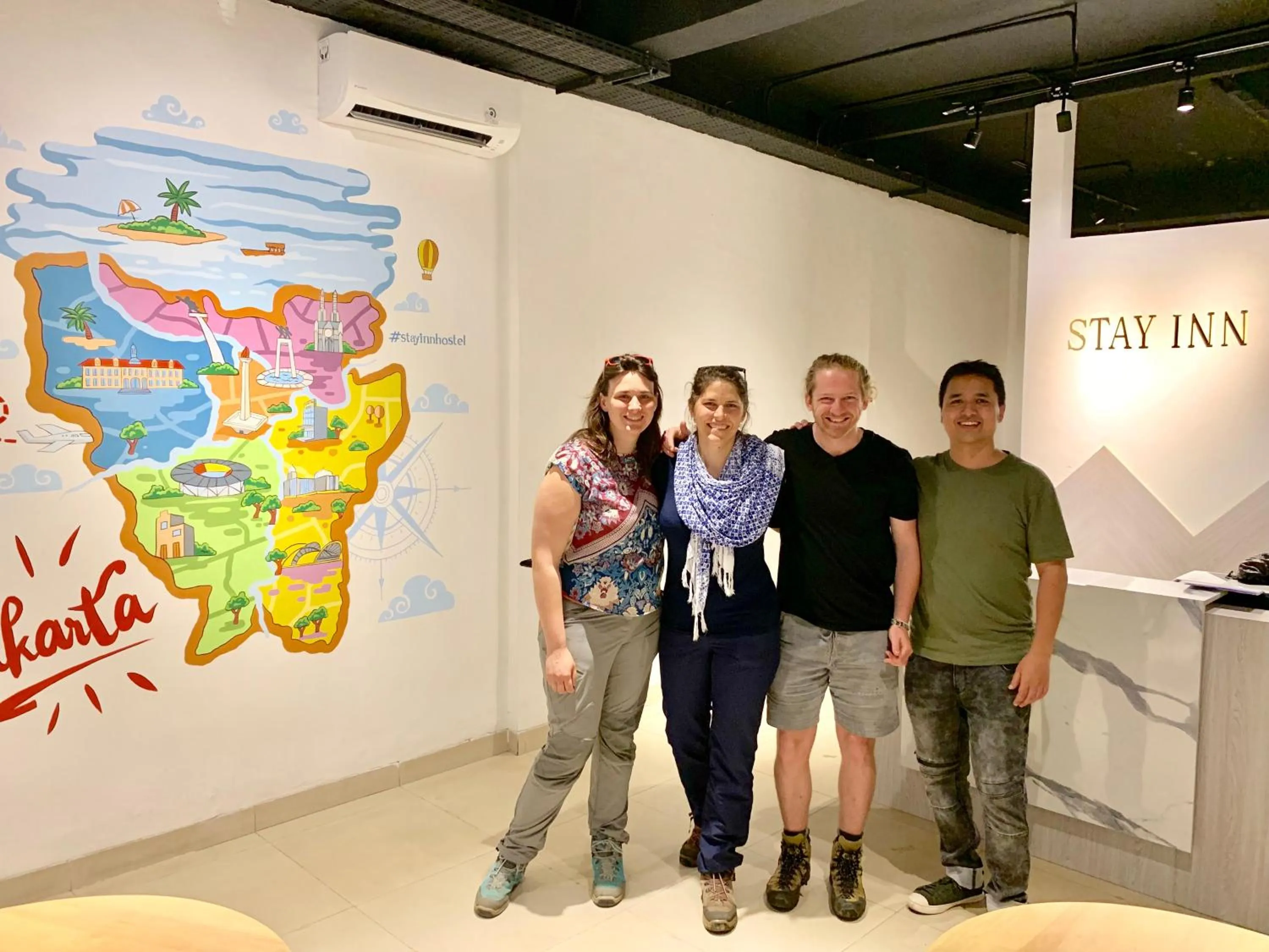 People in Stay Inn Hostel Jakarta